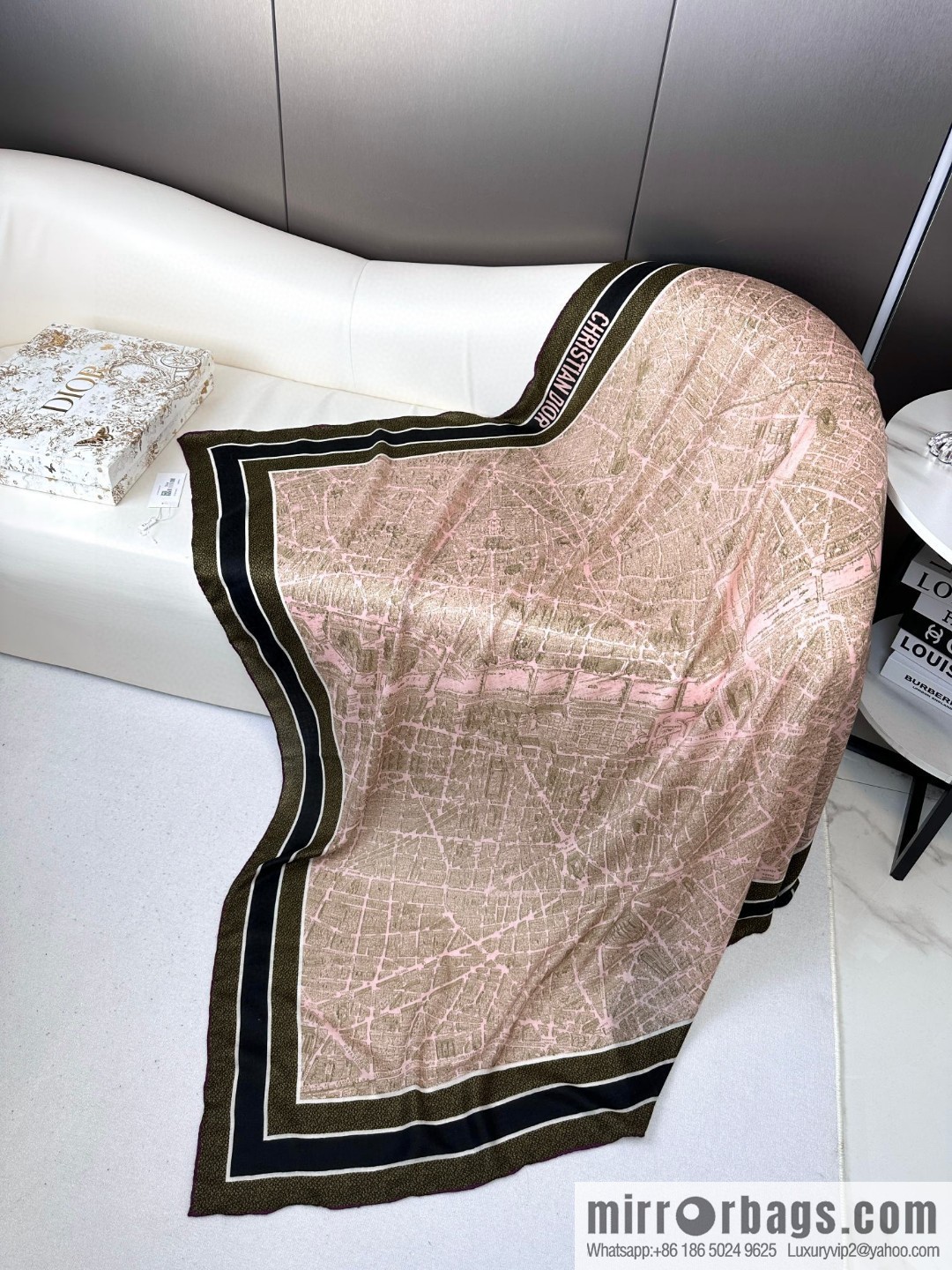 Dior's new cashmere square in 2023