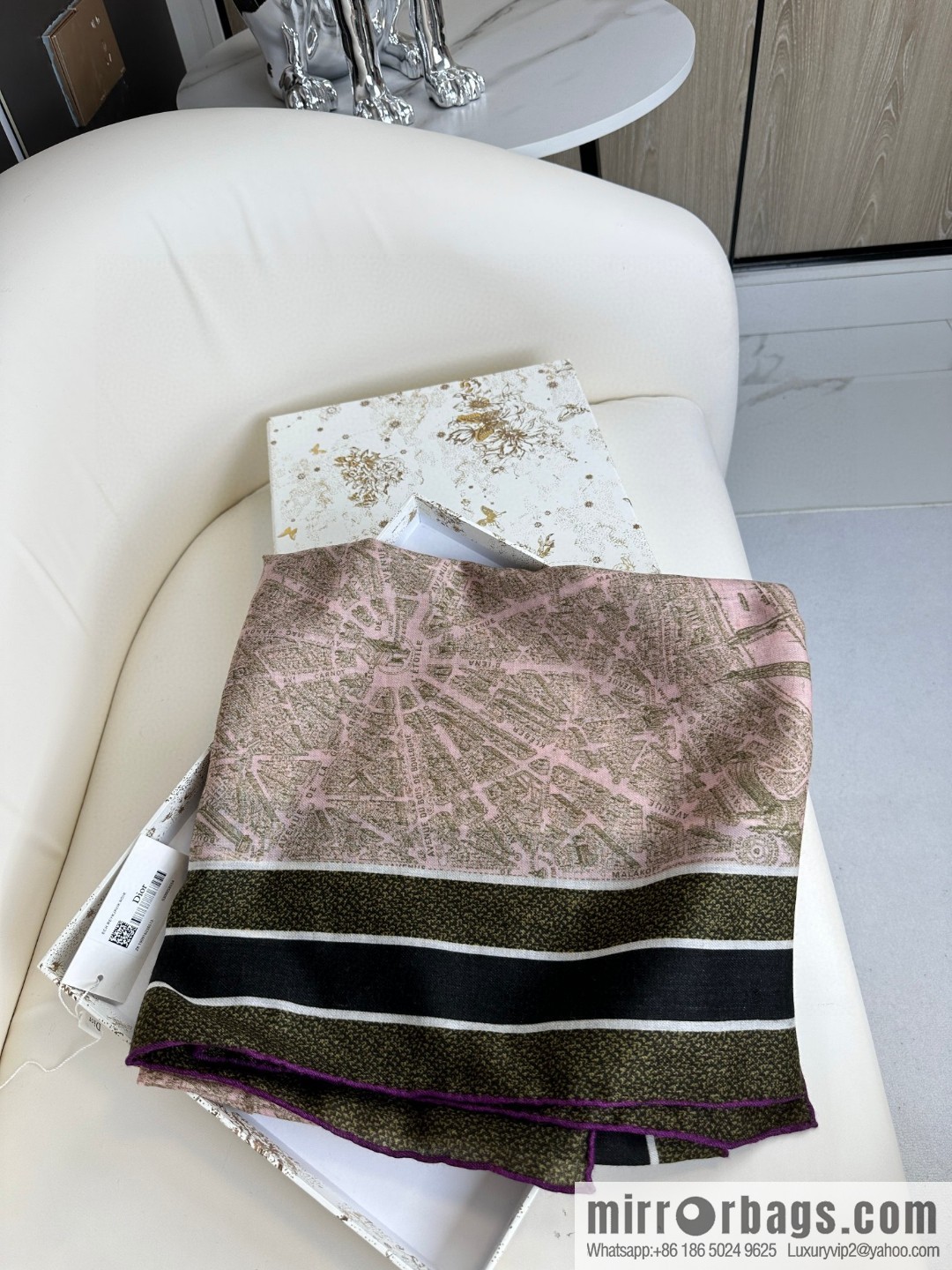 Dior's new cashmere square in 2023