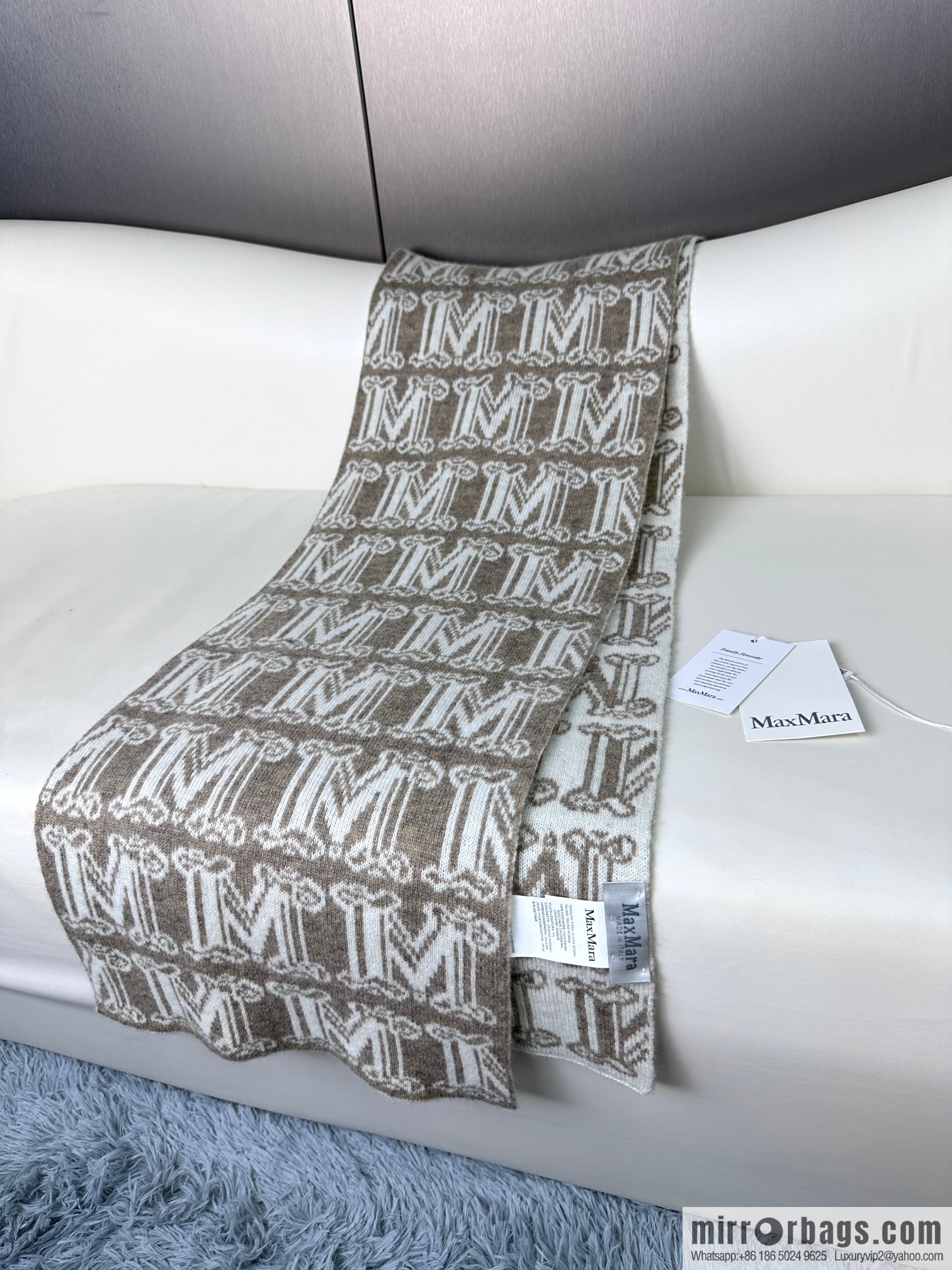 Max Mara Replica Luxury Handbag GZ Latest M Knitted Cashmere Towel