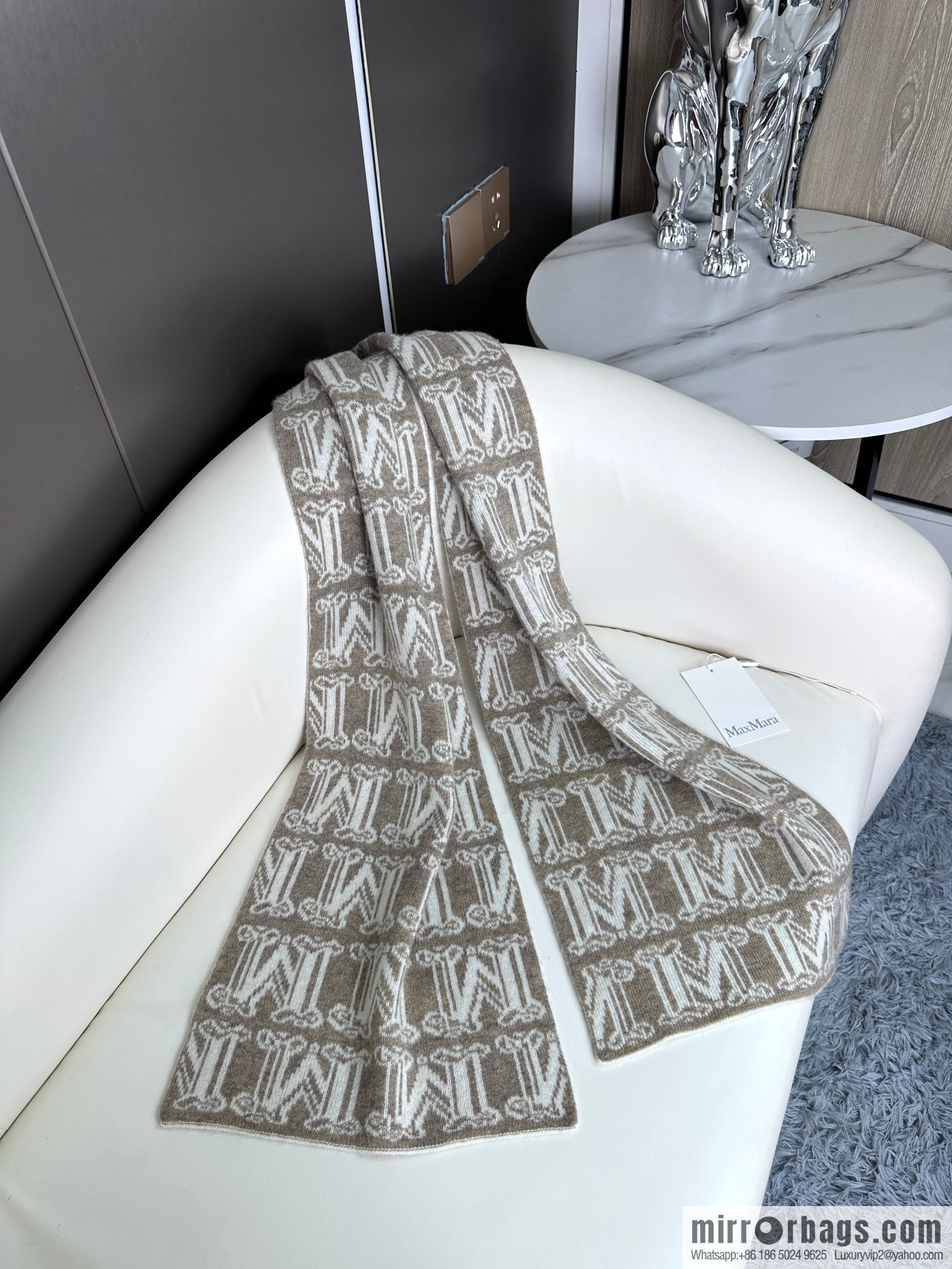 Max Mara Replica Luxury Handbag GZ Latest M Knitted Cashmere Towel