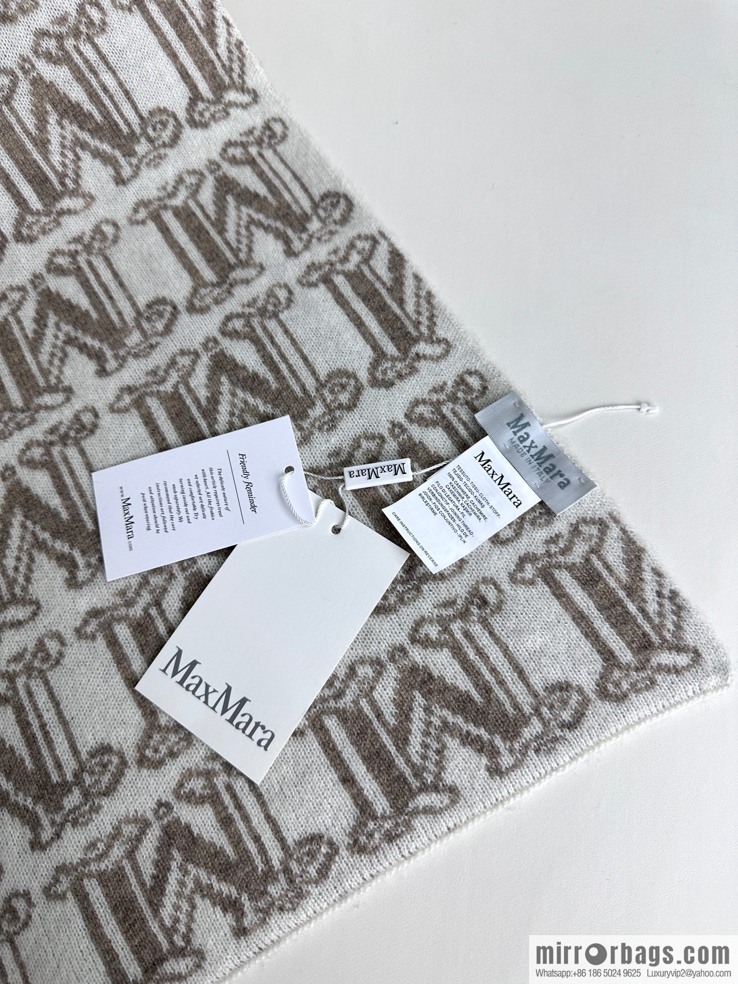 Max Mara Replica Luxury Handbag GZ Latest M Knitted Cashmere Towel