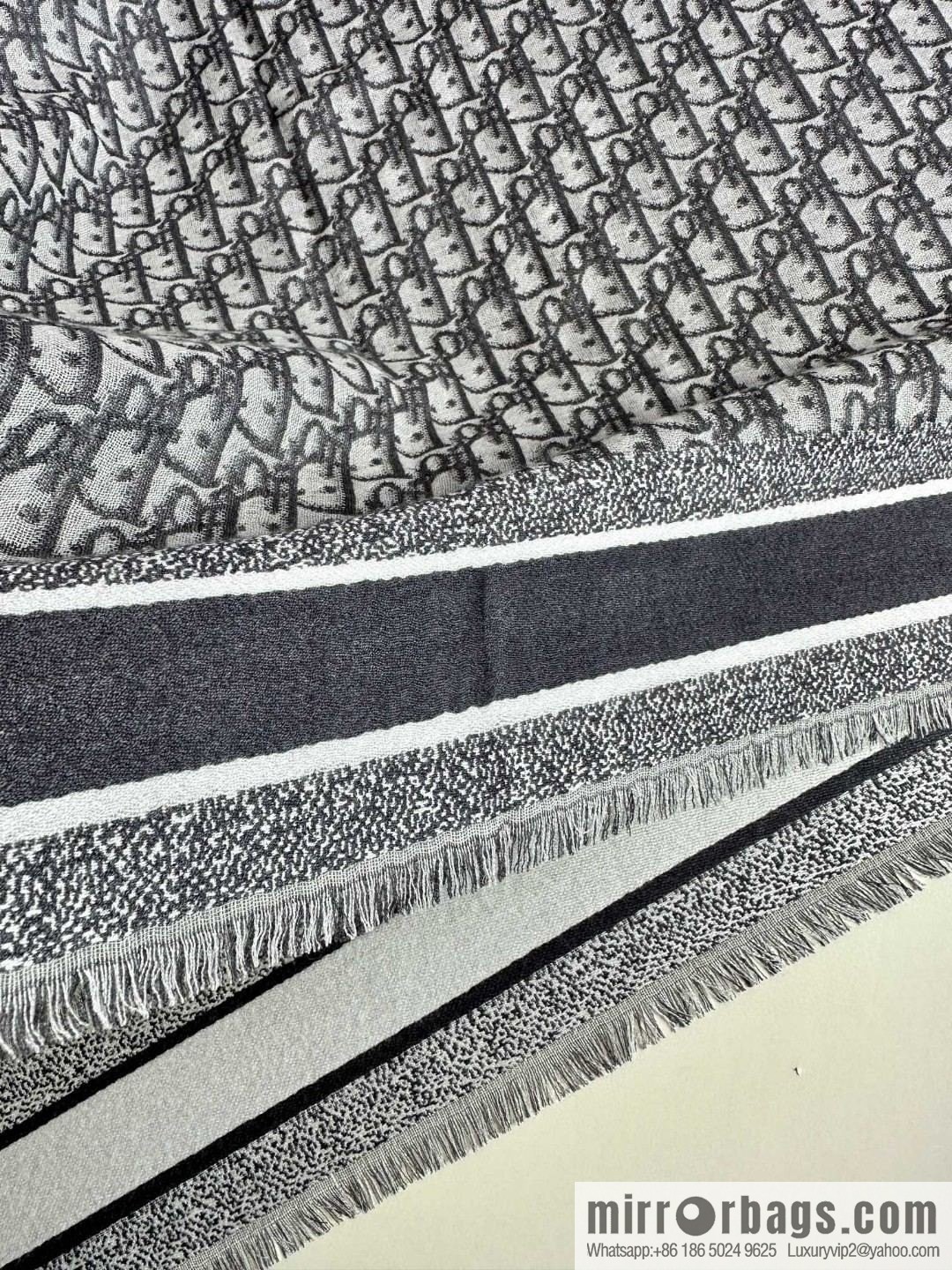 DIOR Oblique print shawl