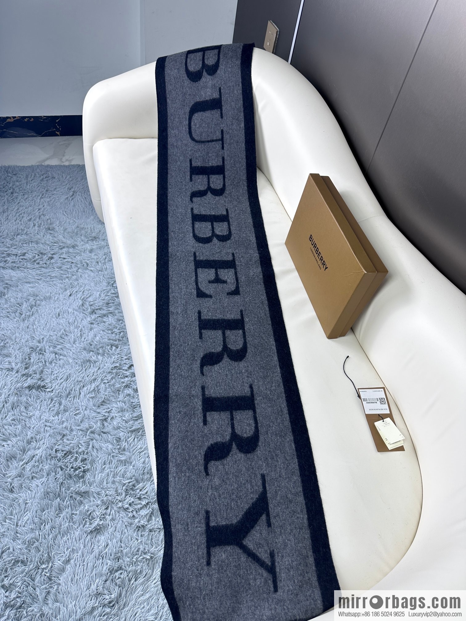 Burberry 2023 new double-sided cashmere scarf