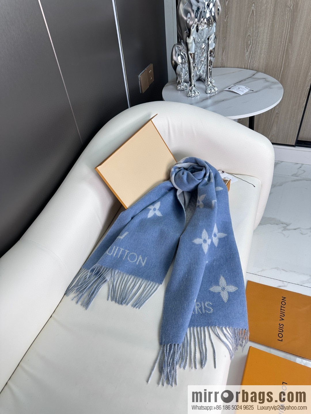 CHANEL 2023 New Reykjavik Riveted Scarf M71588 M76076
