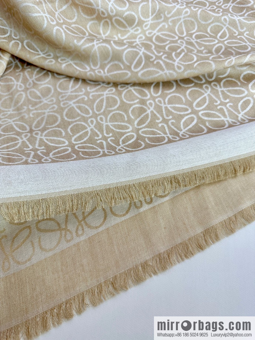 LOEWE Barcelona counter custom-made, cashmere square scarf