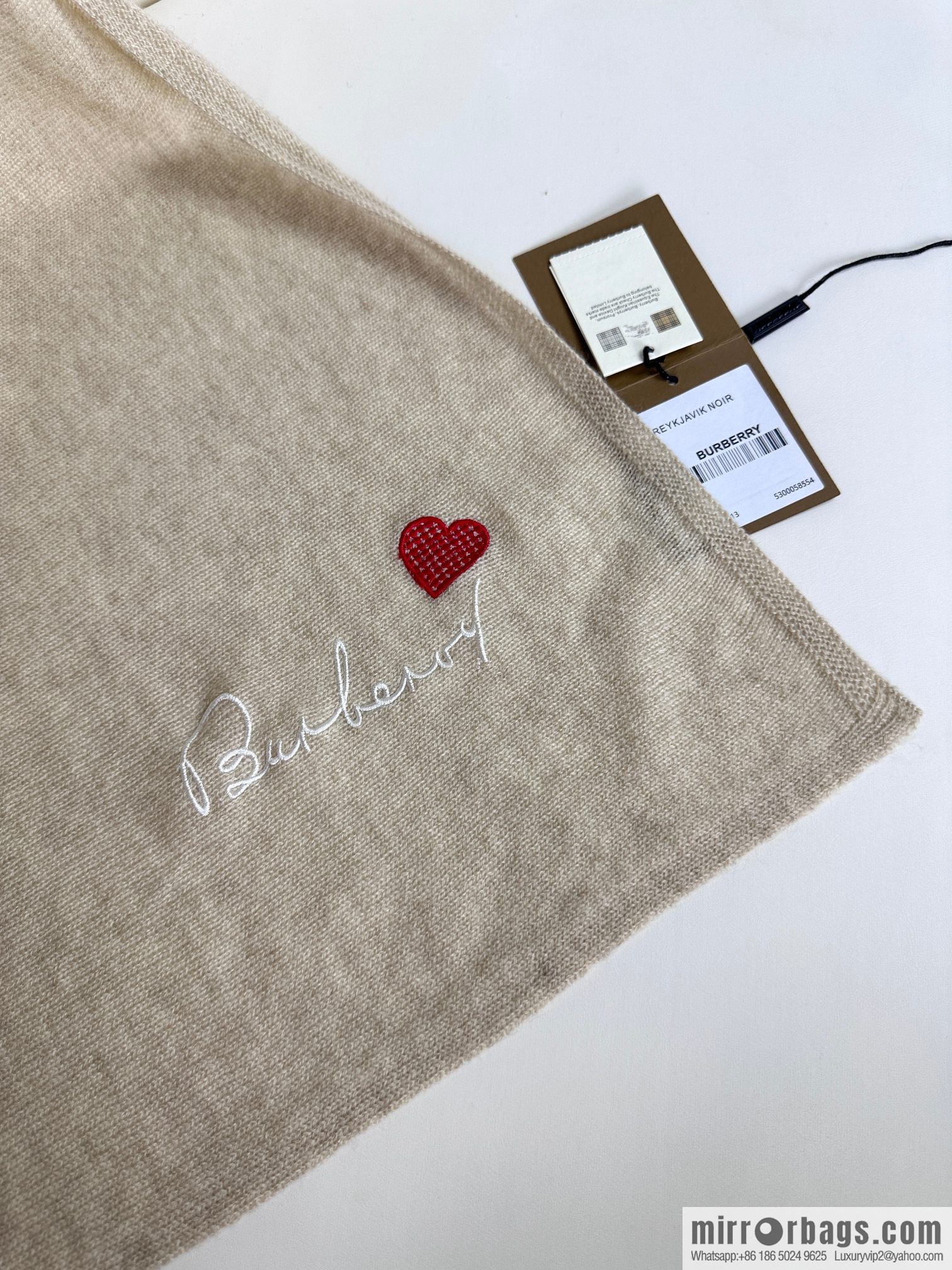 Burberry, Knitted Cashmere Scarf