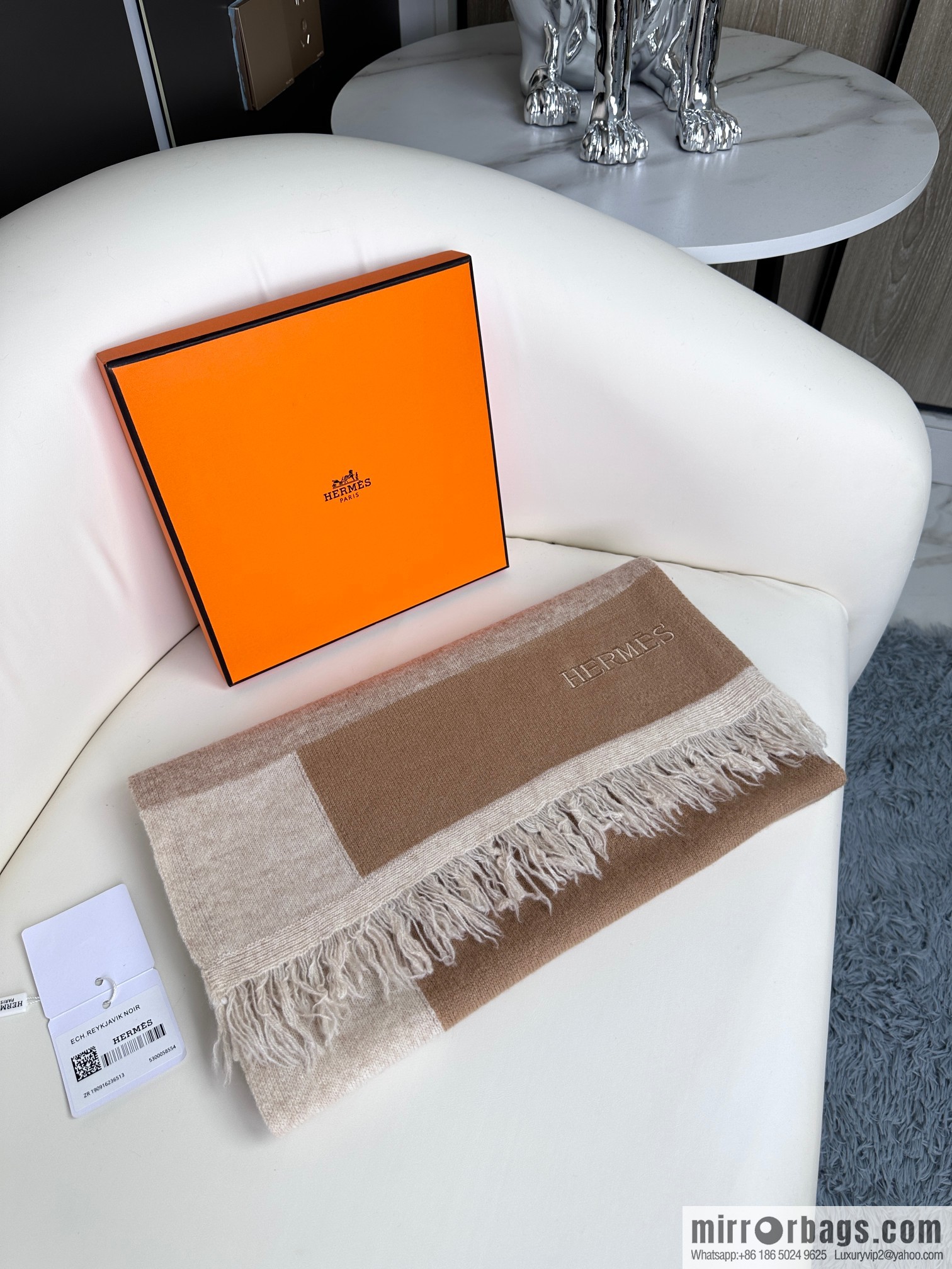 Hermes Hermès 2023 new cashmere knitted scarf