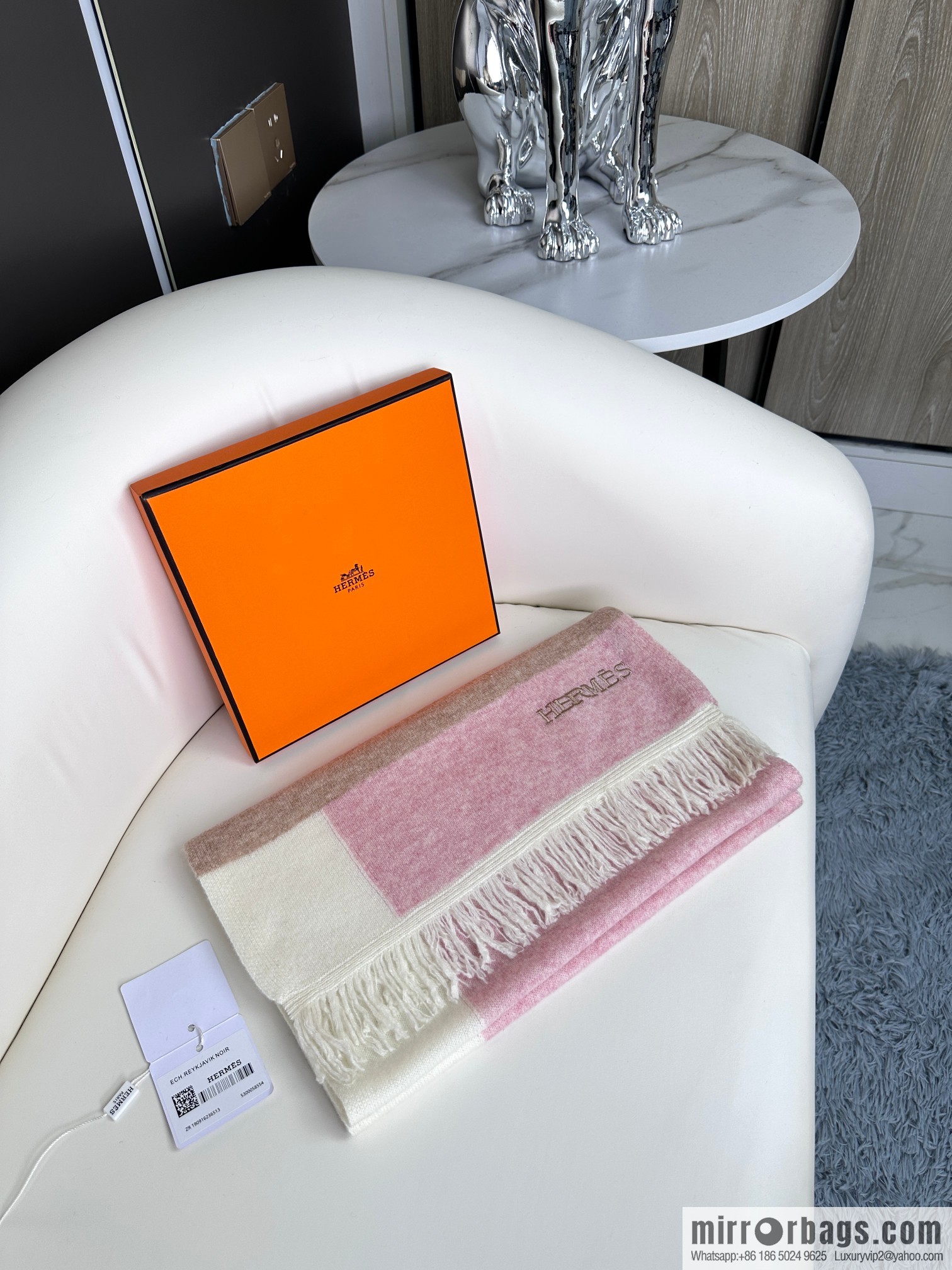 Hermes Hermès 2023 new cashmere knitted scarf
