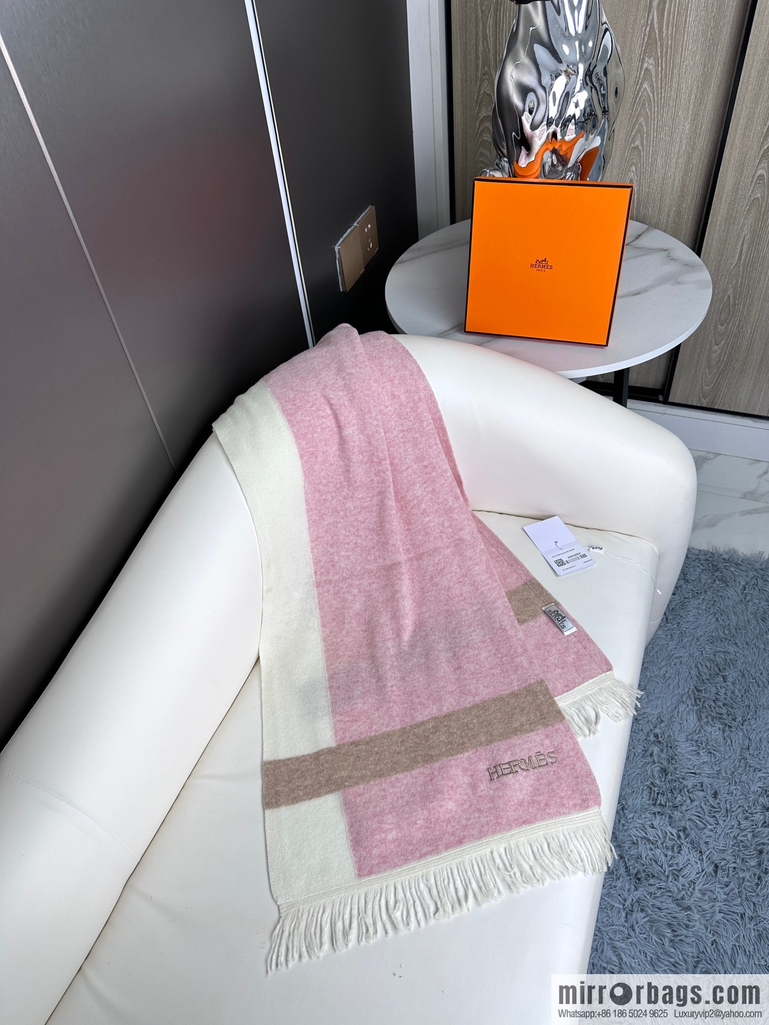Hermes Hermès 2023 new cashmere knitted scarf