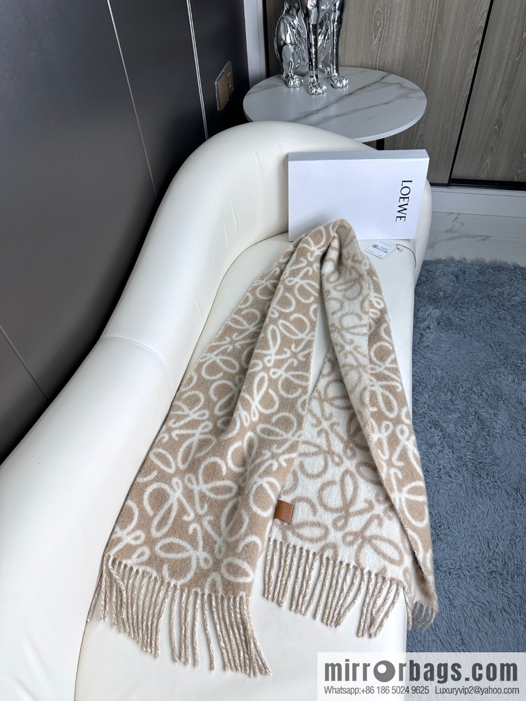 LOEWE's new wool mohair scarf