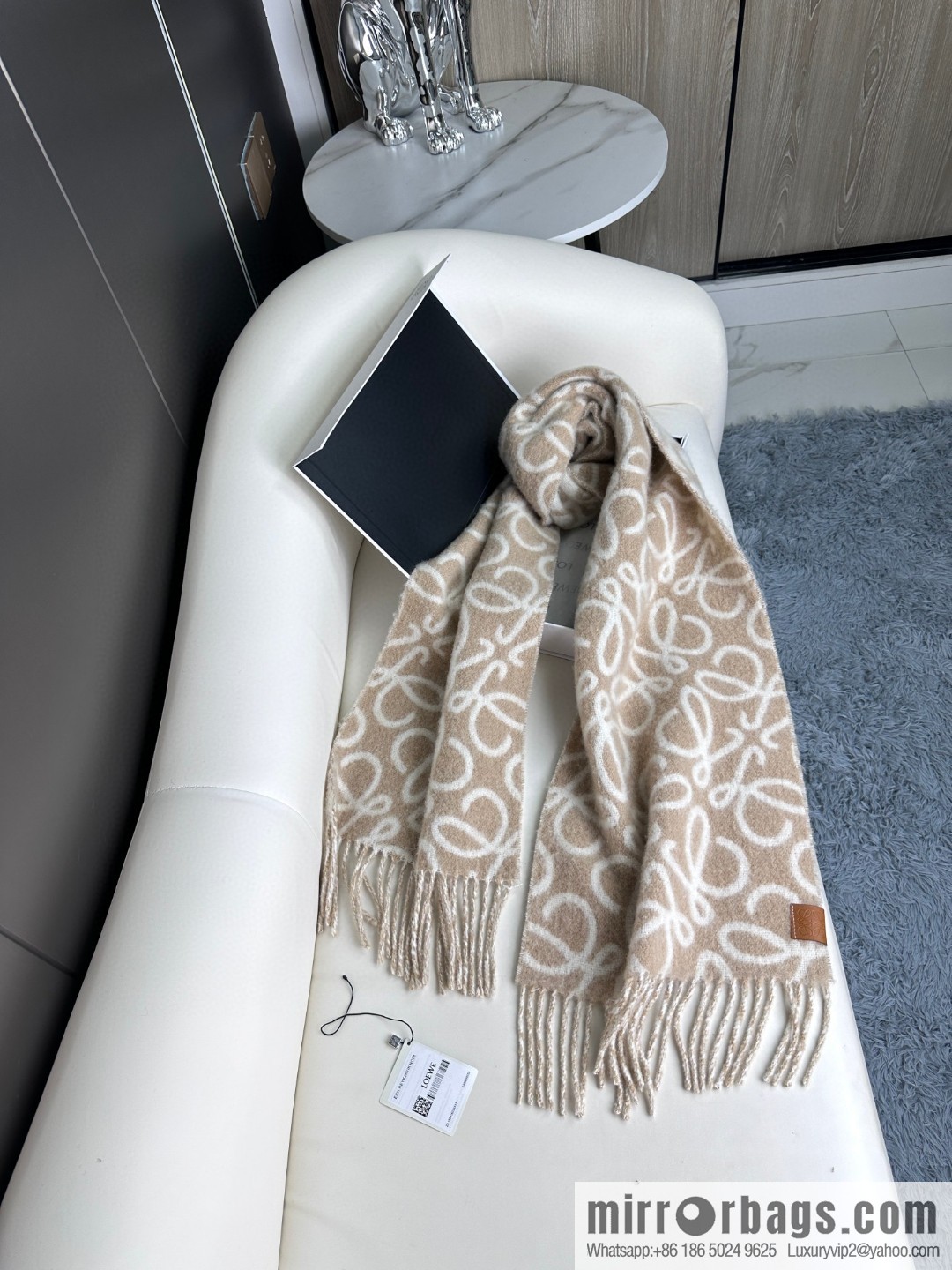 LOEWE's new wool mohair scarf