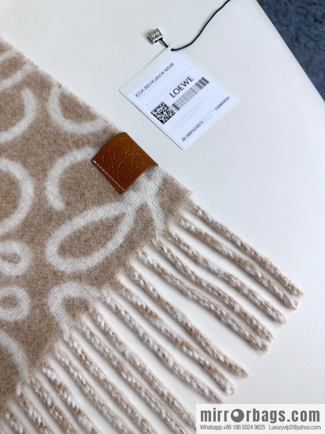 LOEWE's new wool mohair scarf