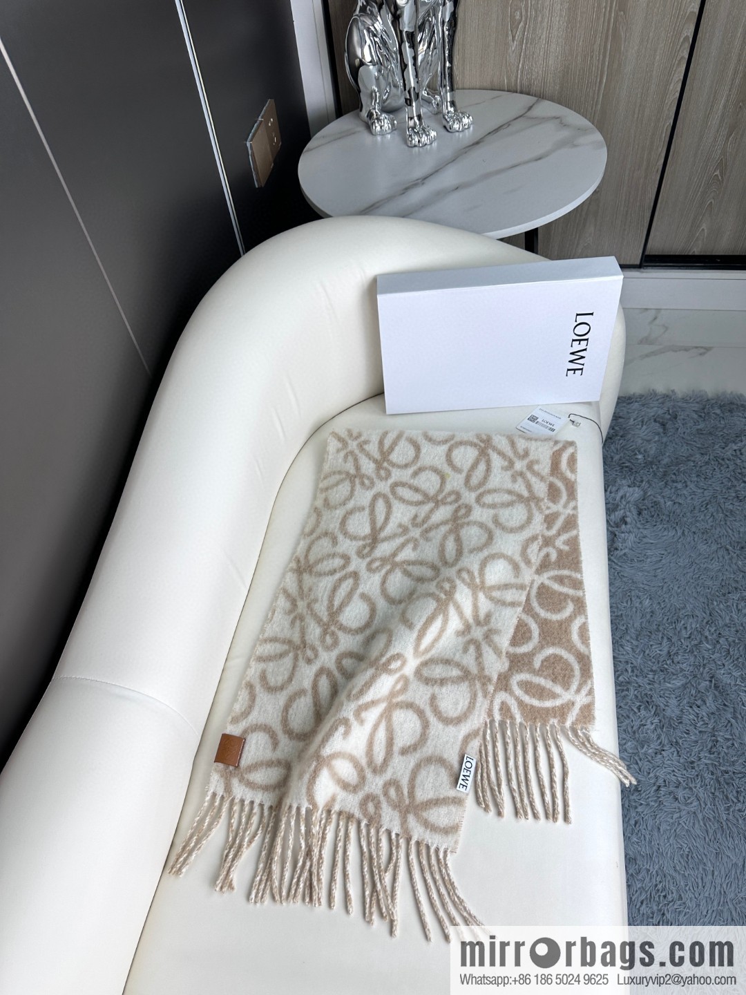 LOEWE's new wool mohair scarf