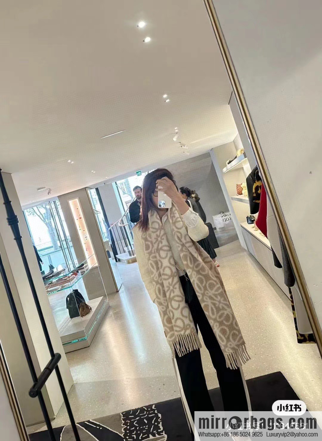 LOEWE's new wool mohair scarf