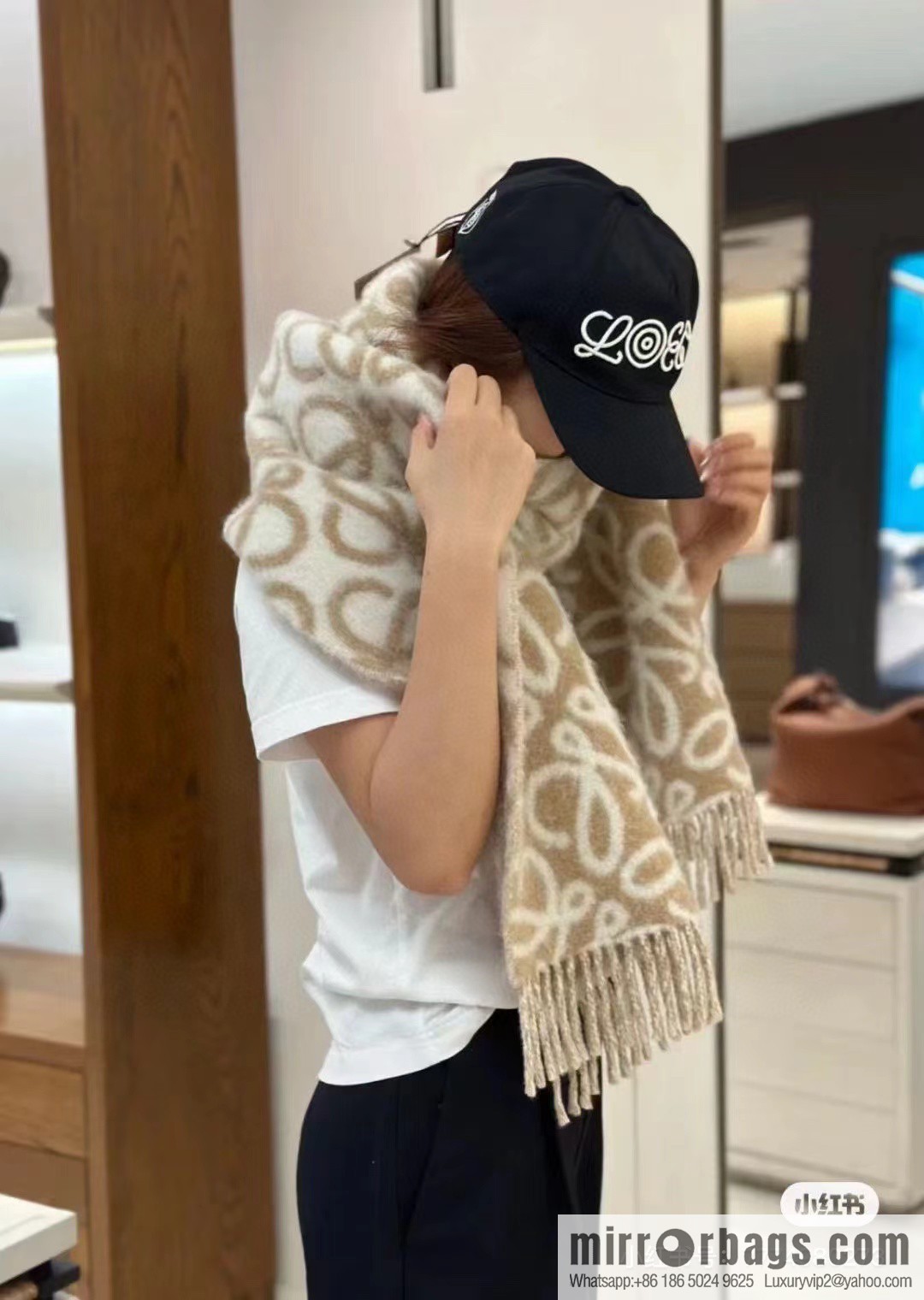 LOEWE's new wool mohair scarf