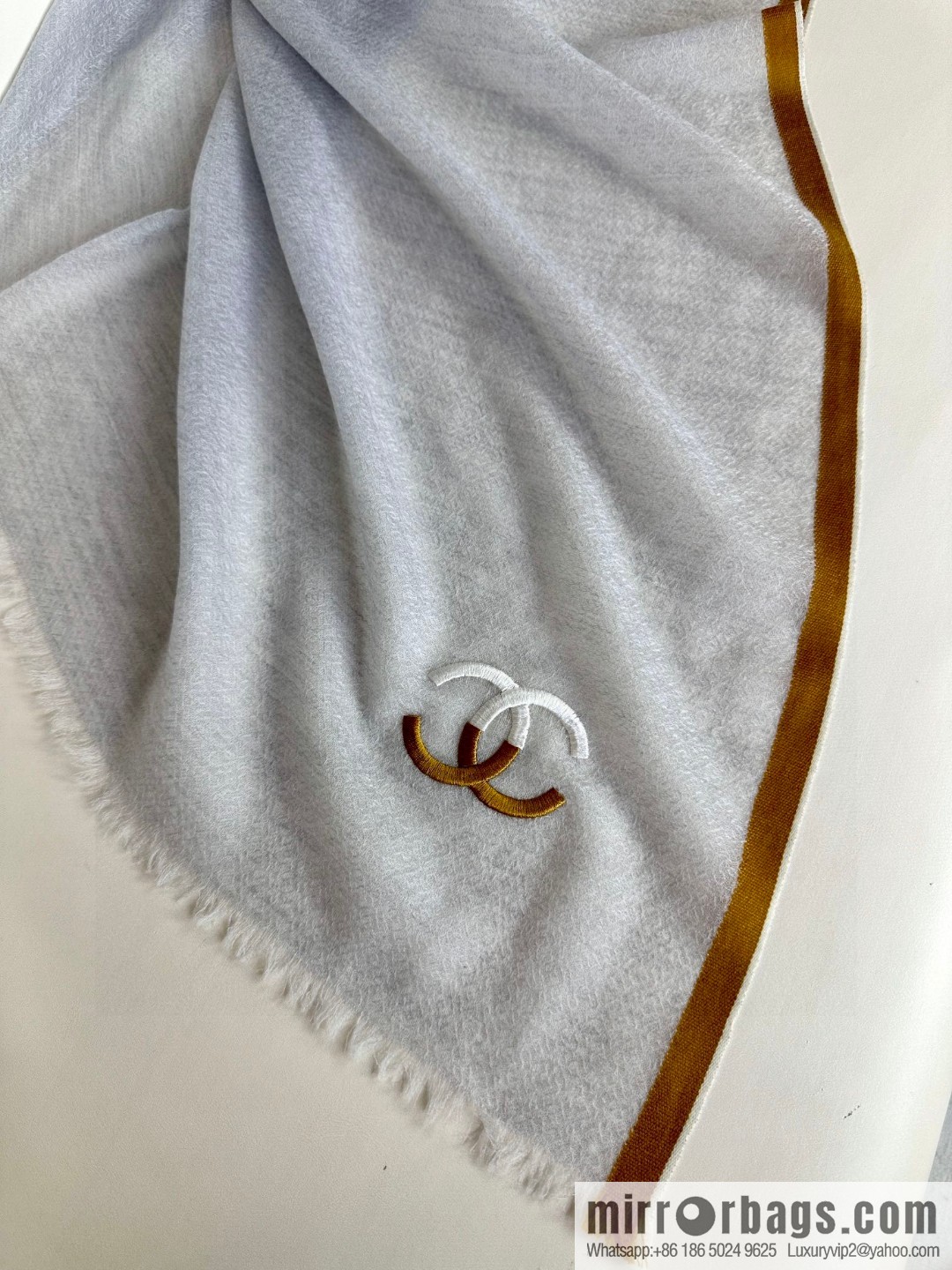 CHANEL cashmere scarf