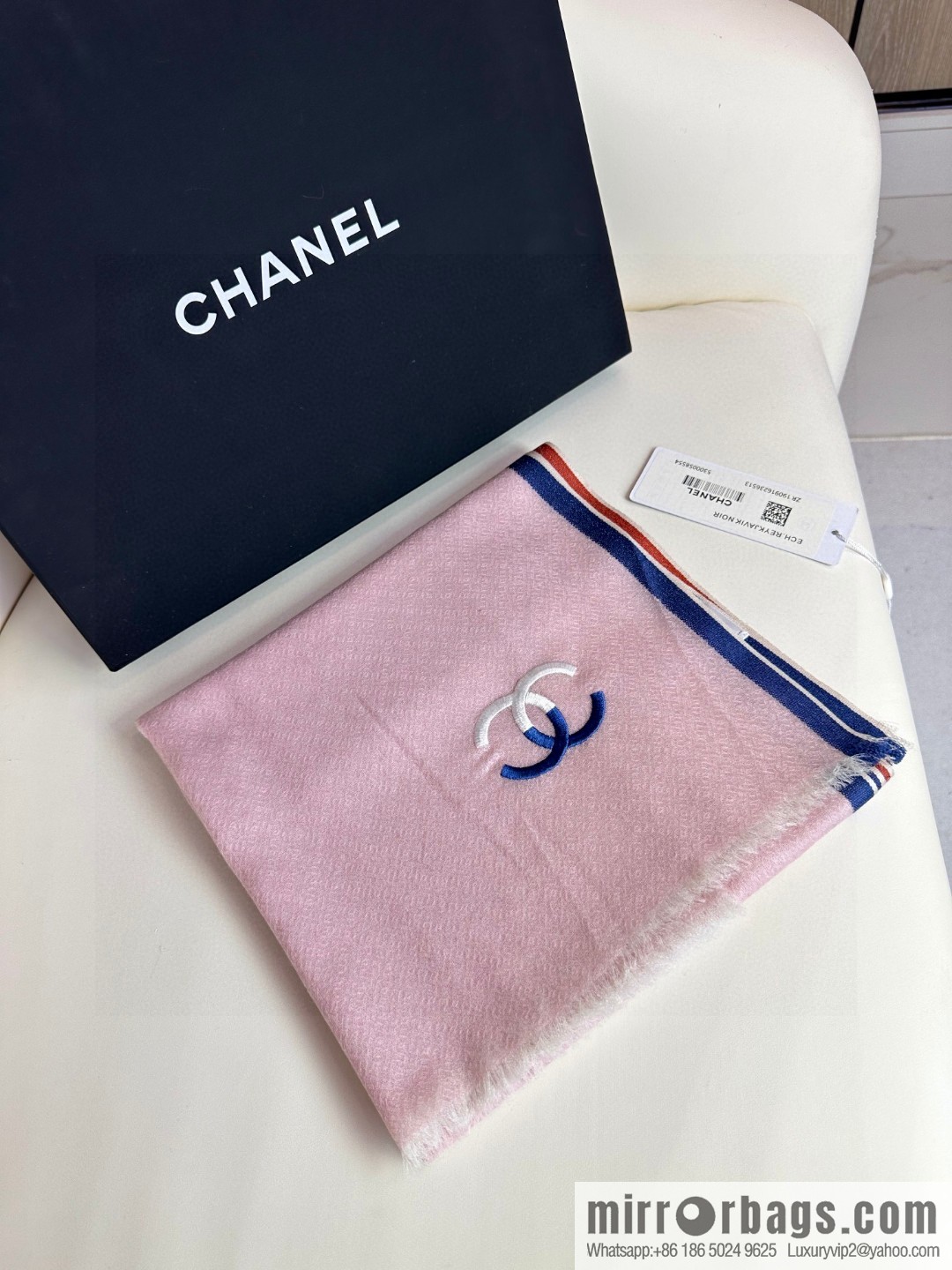 CHANEL cashmere scarf
