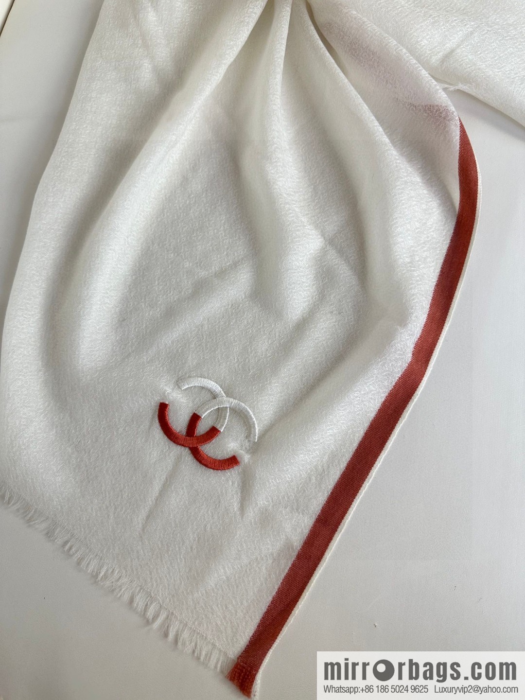 CHANEL cashmere scarf
