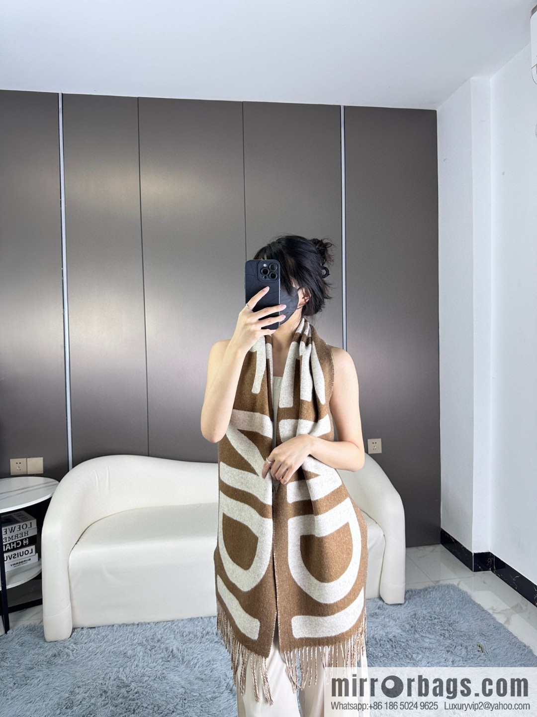 FENDI's latest color matching scarf in 23 years