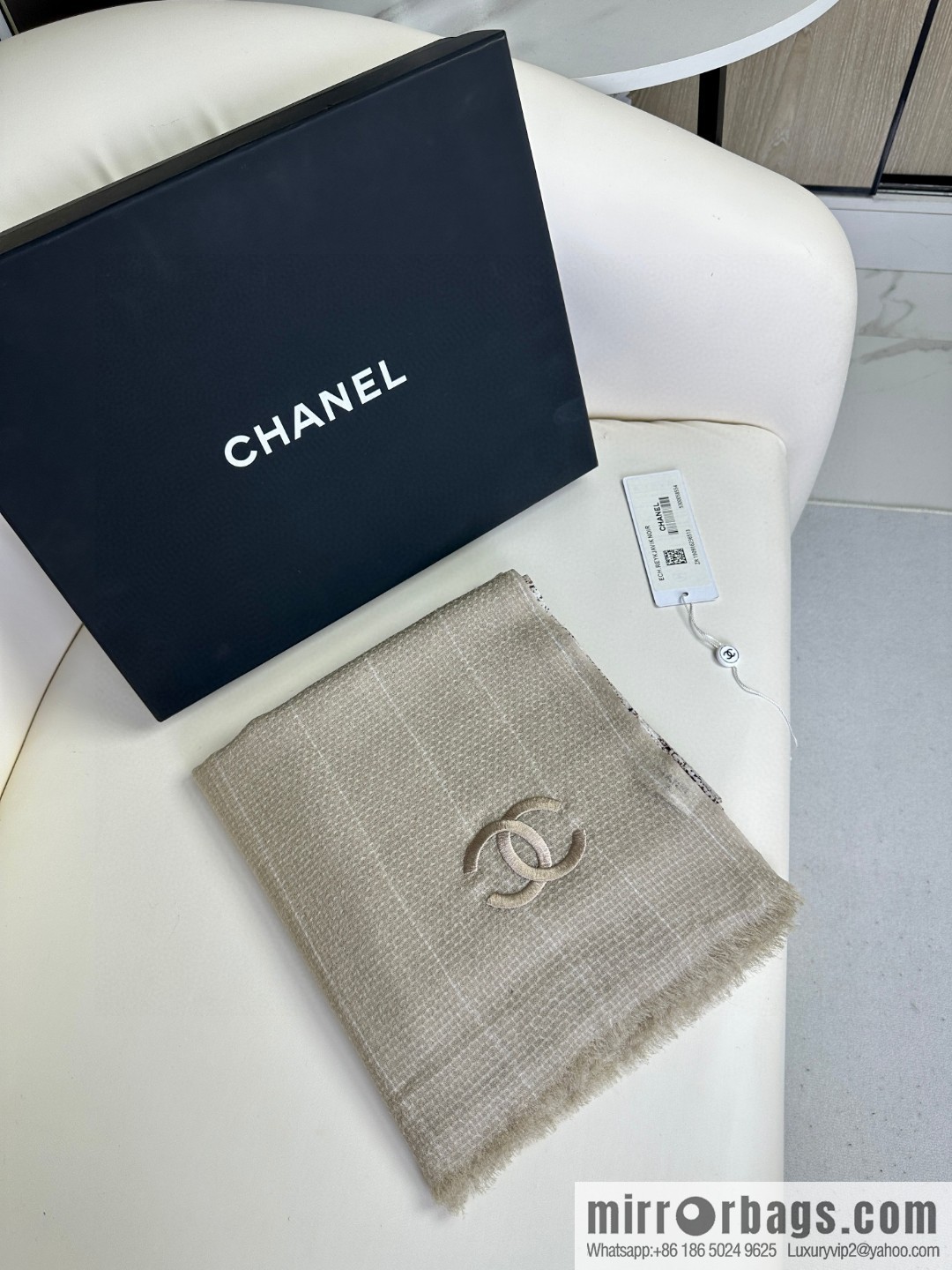 CHANEL 2023 new cashmere scarf, three colors