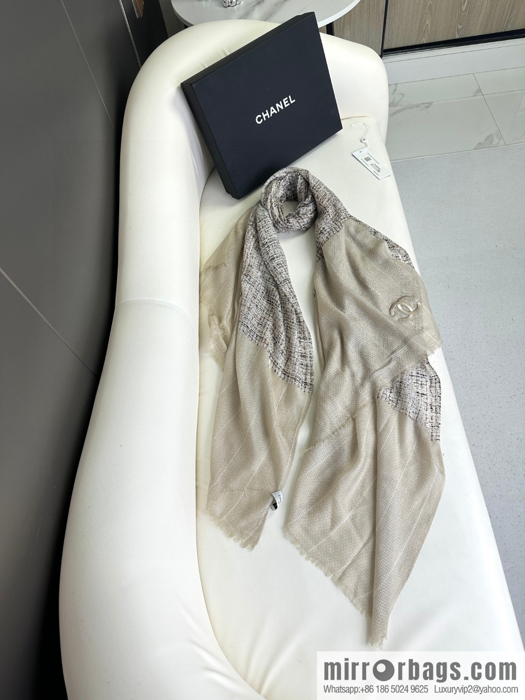 CHANEL 2023 new cashmere scarf, three colors