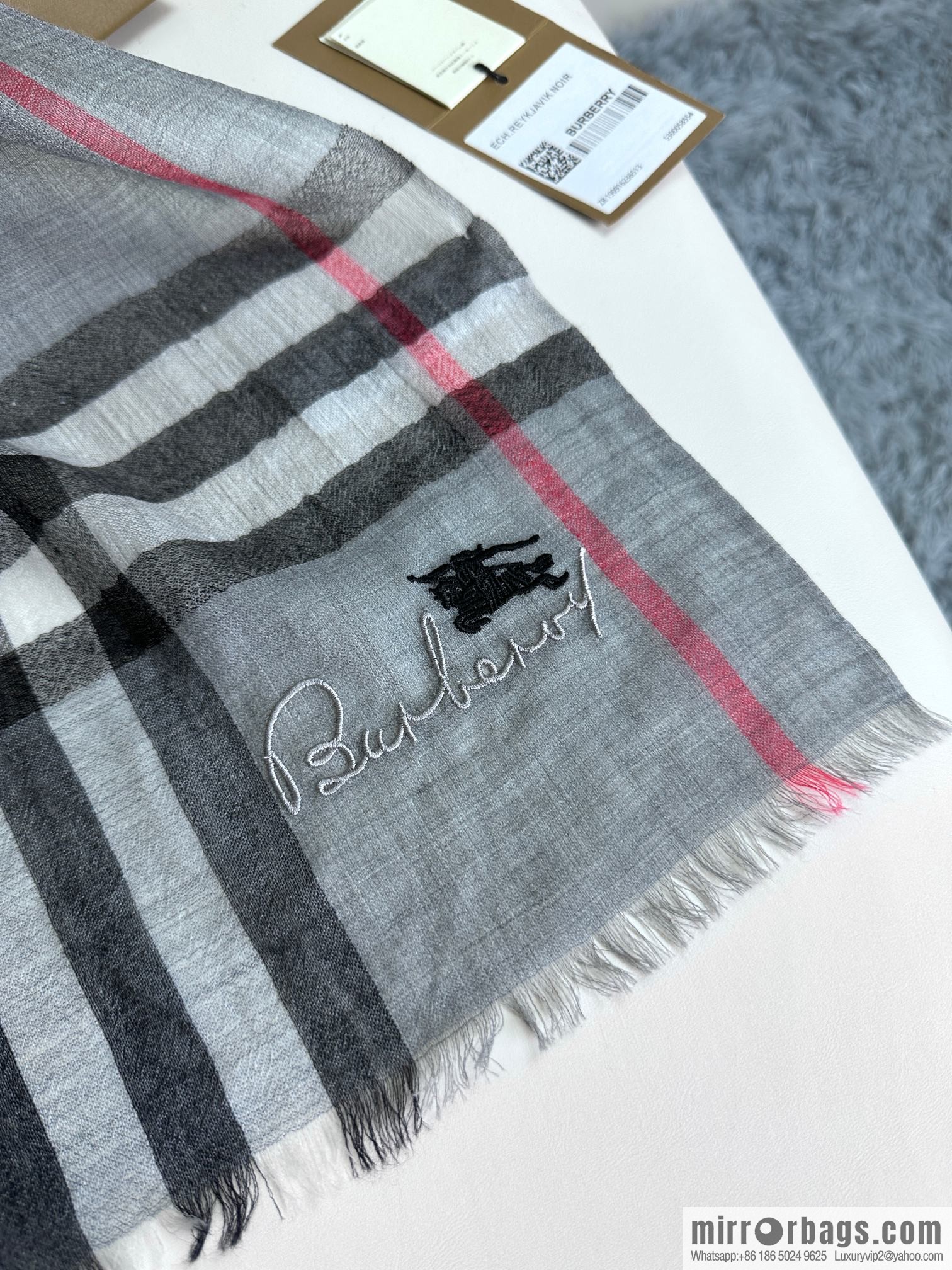Burberry, classic cashmere towel