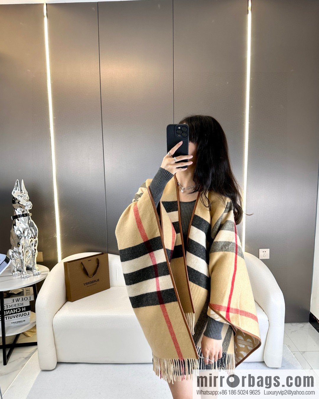 Burberry, cape coat