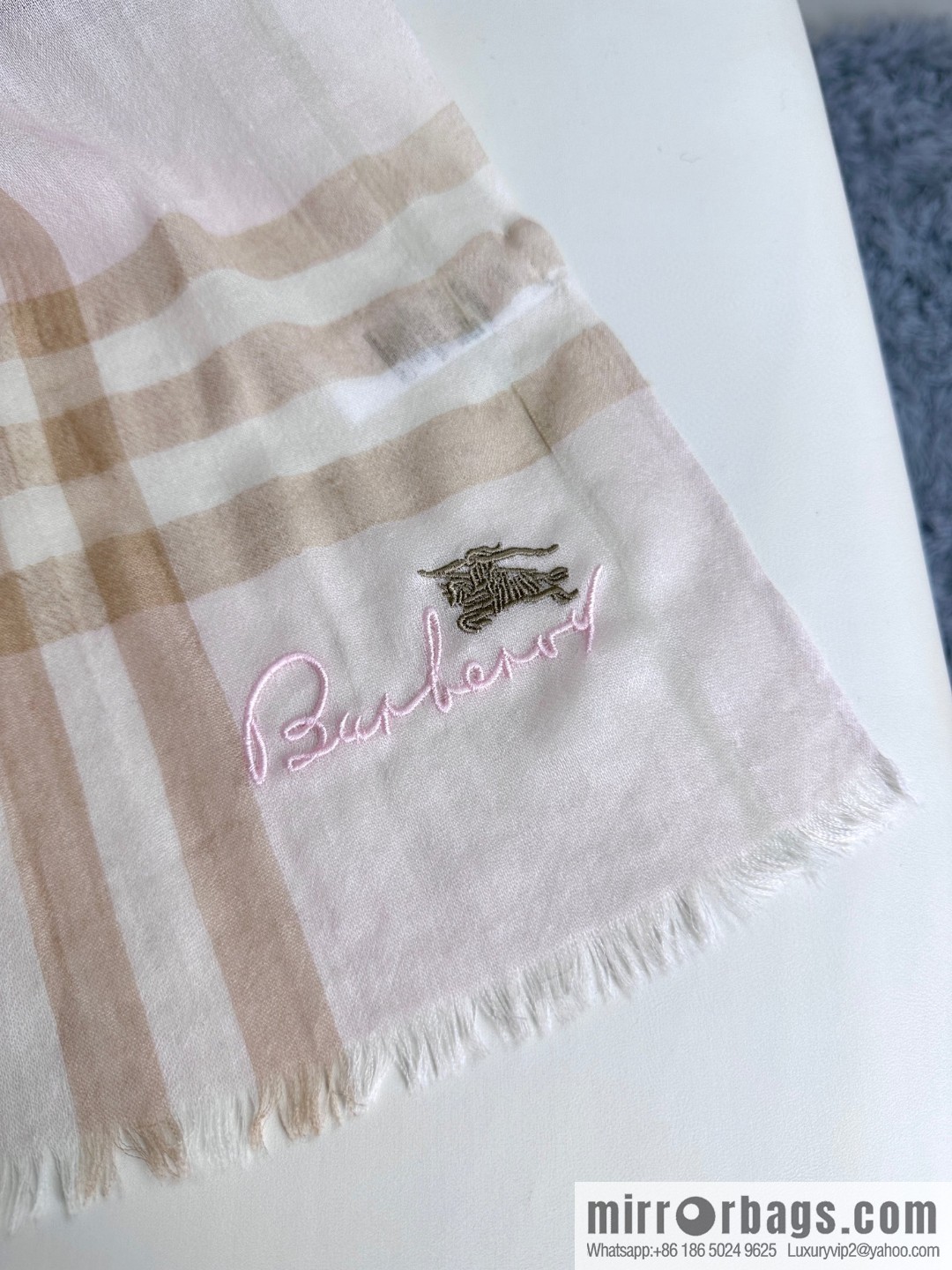 Burberry, classic cashmere towel