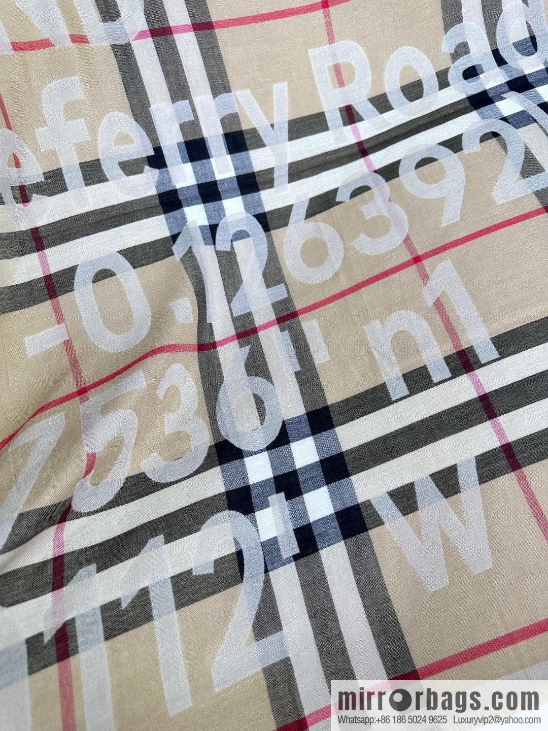 Burberry, Classic Alphabet Plaid Towel