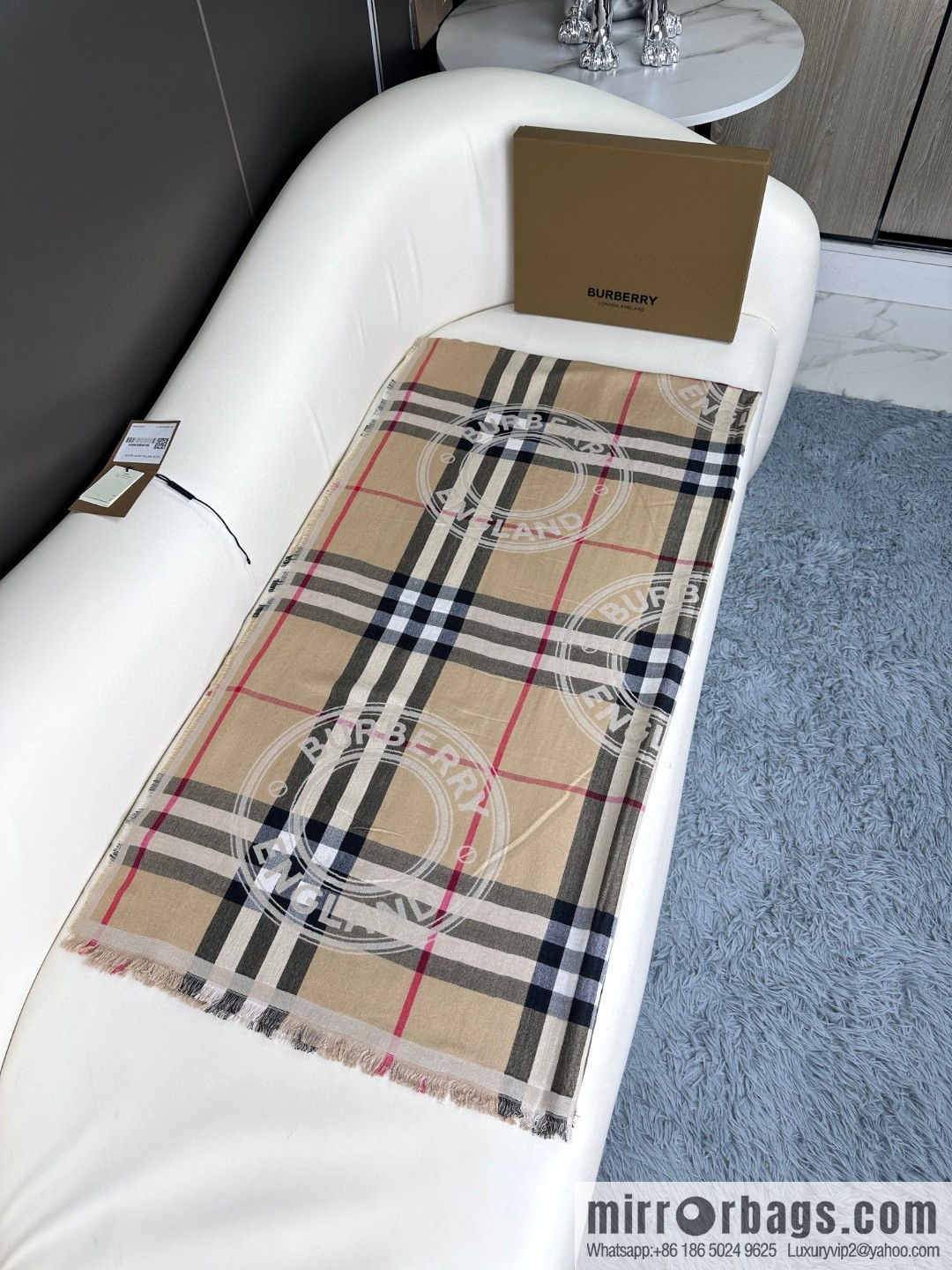 Burberry, Classic Alphabet Plaid Towel