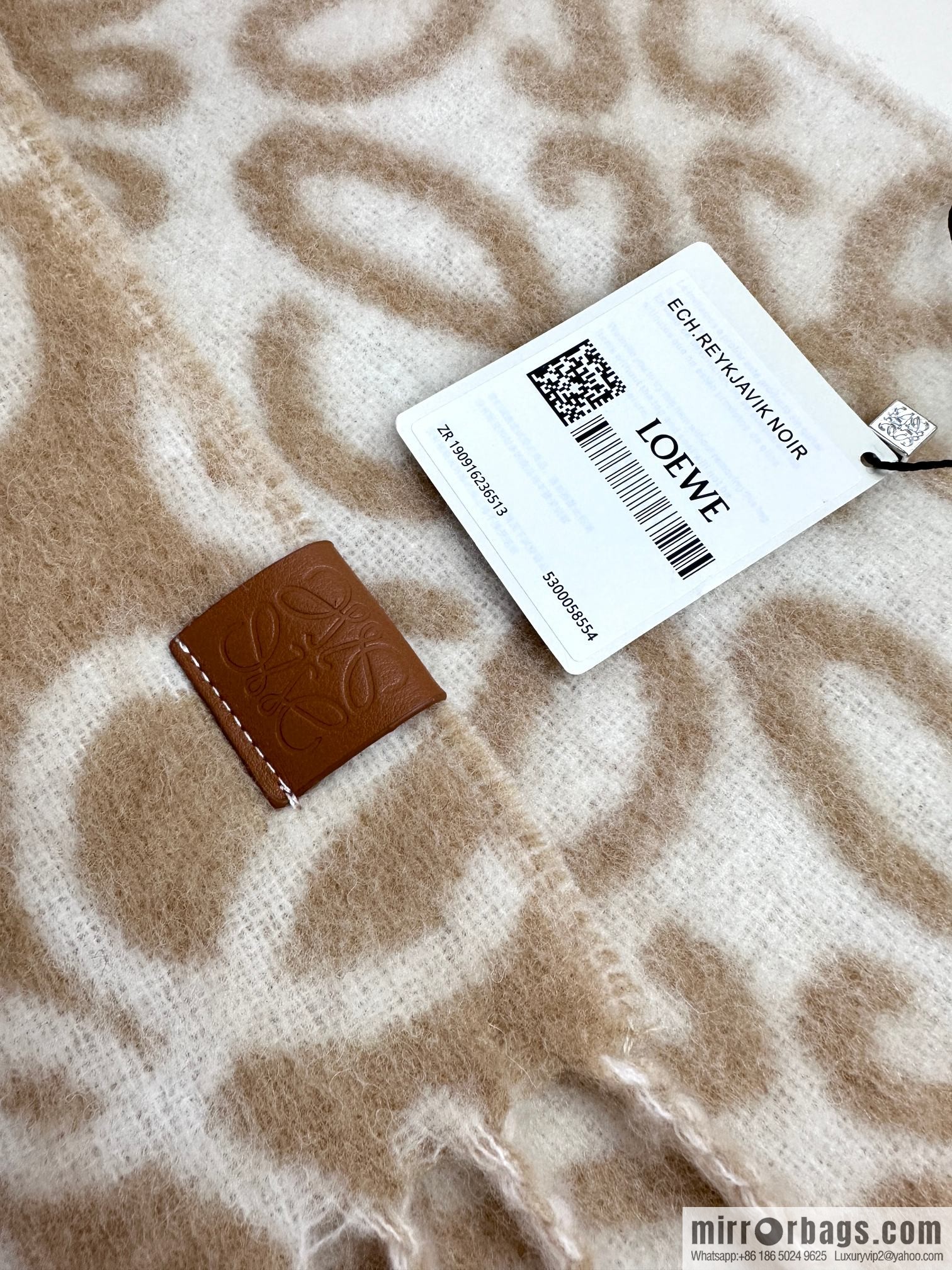 LOEWE new wool mohair scarf