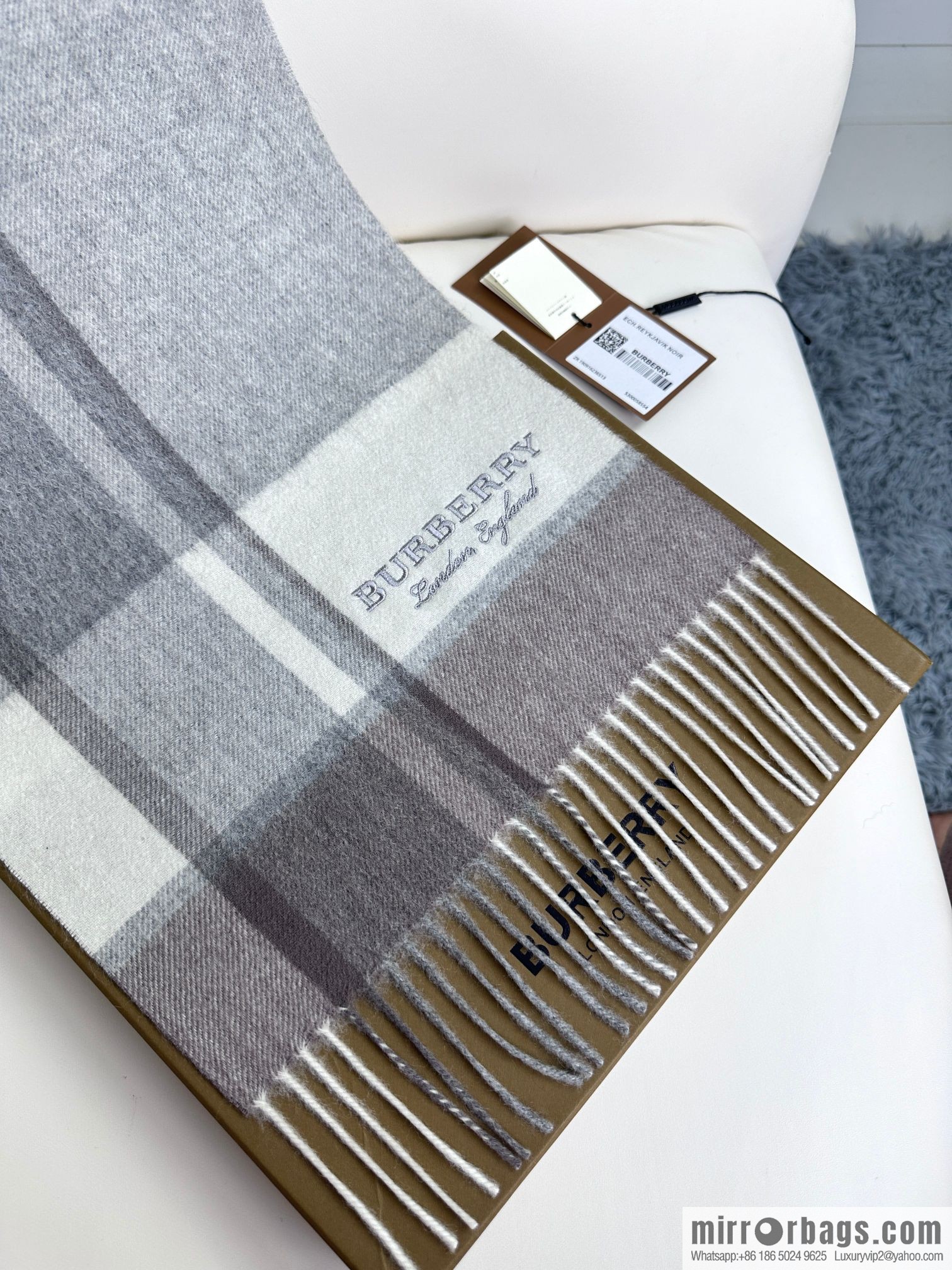 Burberry burberry 2023 new couple cashmere scarf