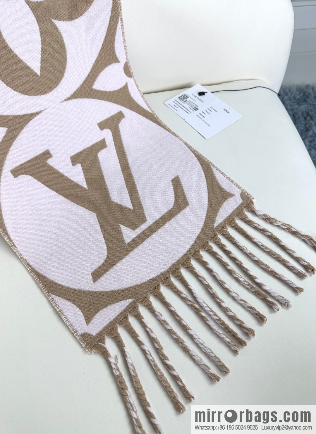 LV large letter flower cannabis flower new scarf