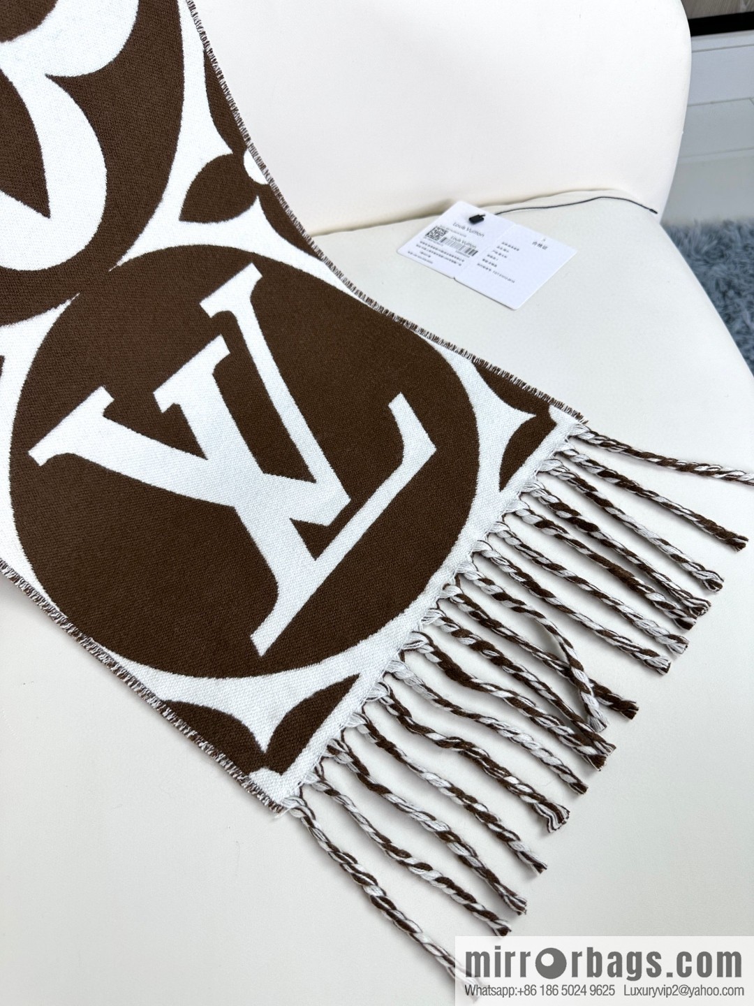 LV large letter flower cannabis flower new scarf