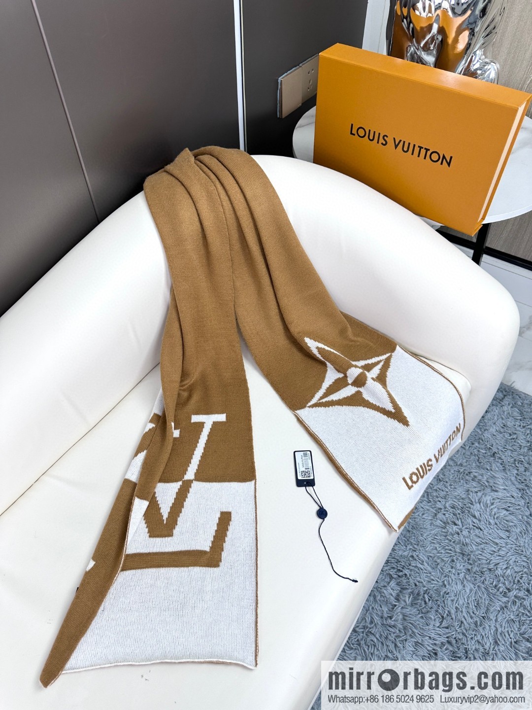 LV Damier Archives Jhelam Scarves