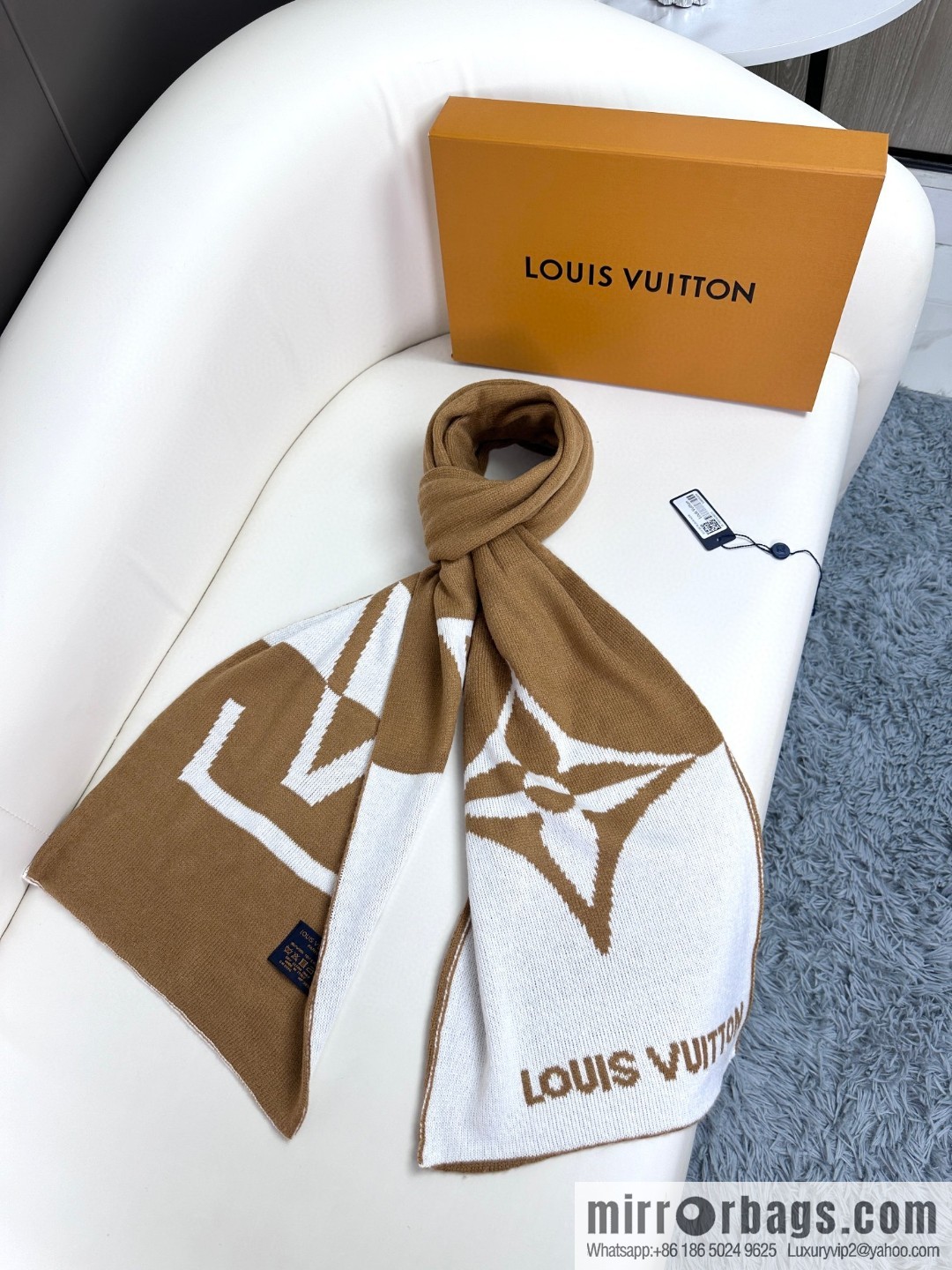 LV Damier Archives Jhelam Scarves