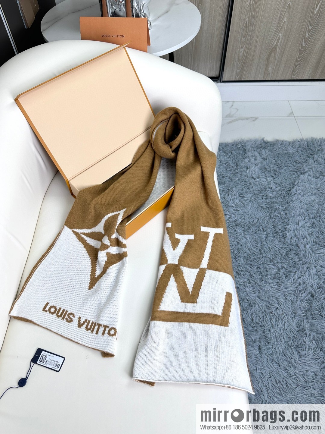 LV Damier Archives Jhelam Scarves
