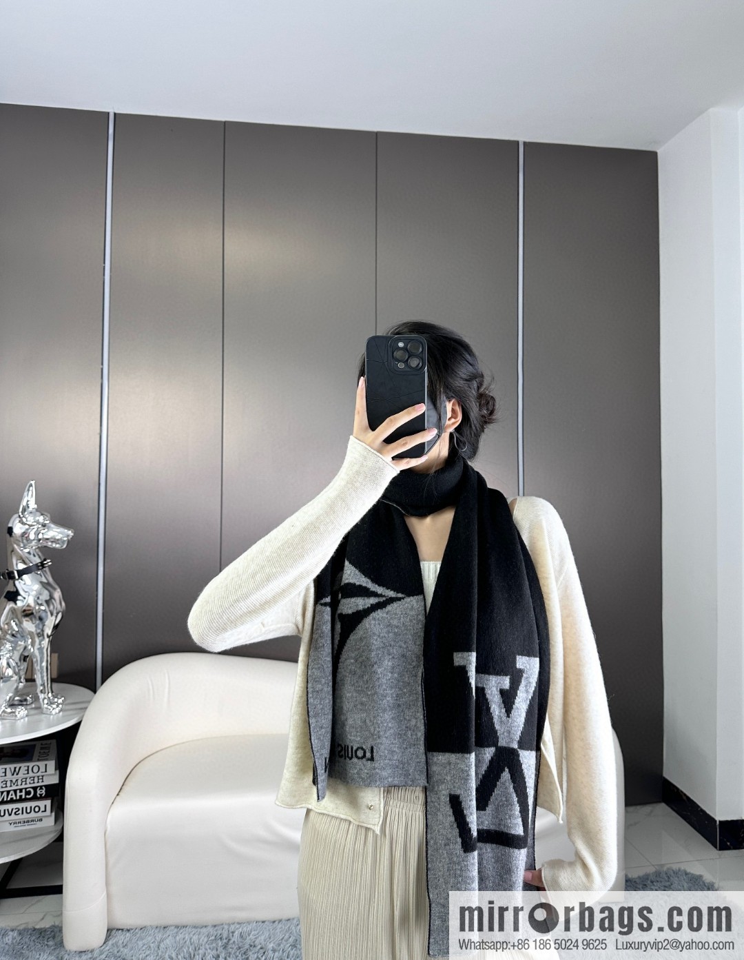 LV Damier Archives Jhelam Scarves