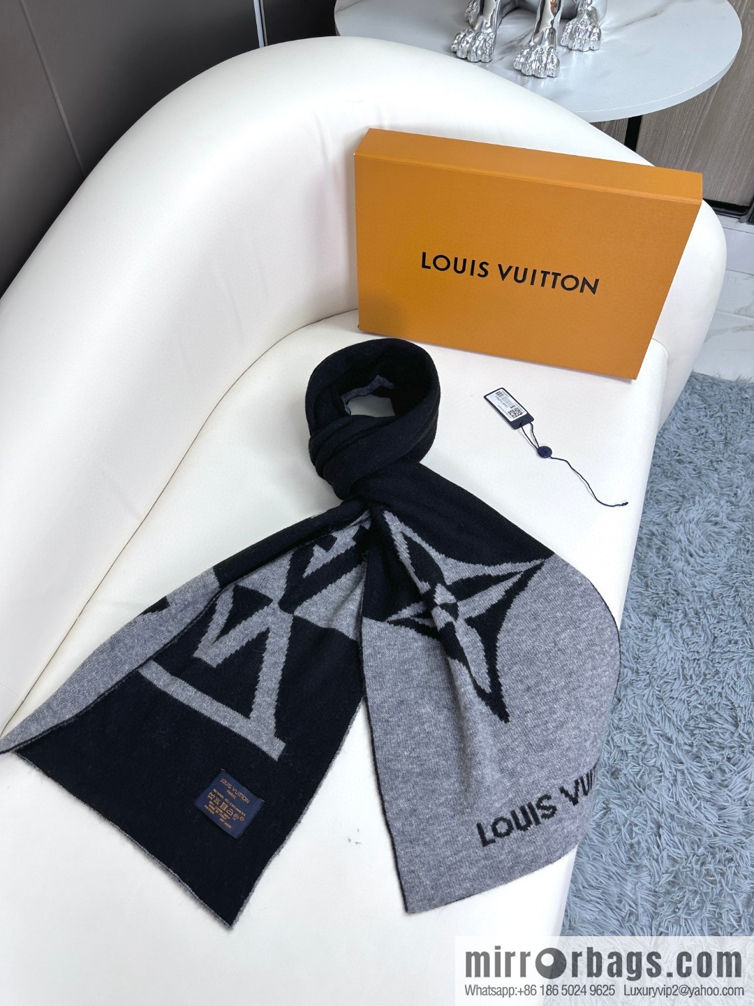 LV Damier Archives Jhelam Scarves