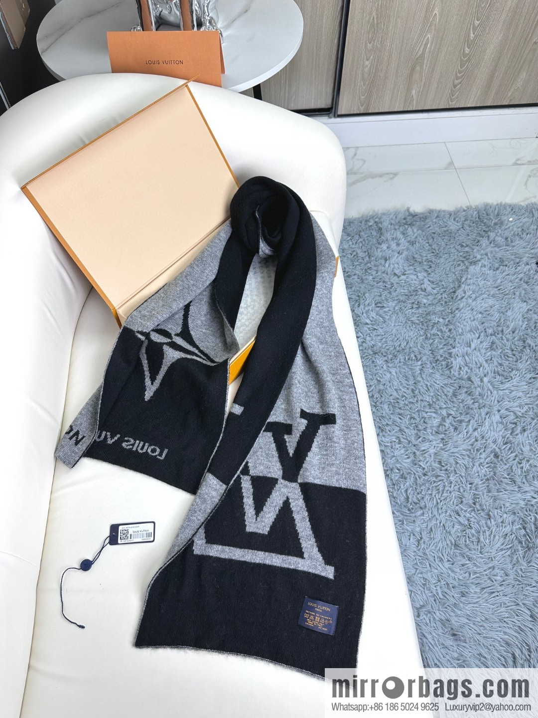 LV Damier Archives Jhelam Scarves
