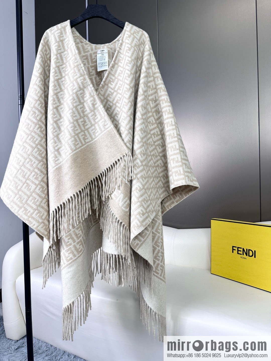 FENDI Fendi FF alphabet cape