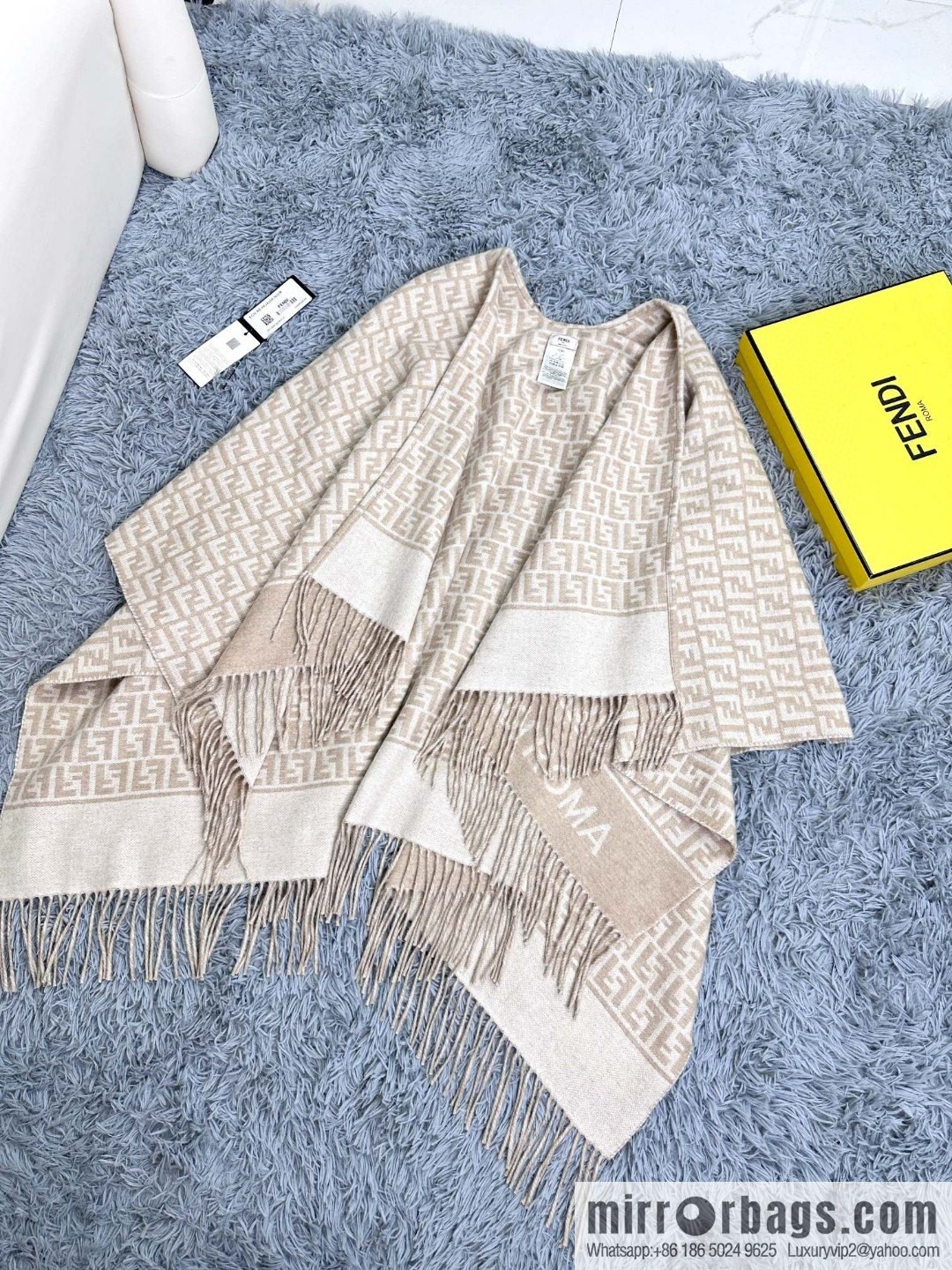 FENDI Fendi FF alphabet cape