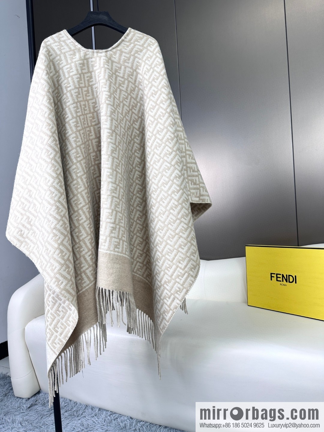 FENDI Fendi FF alphabet cape