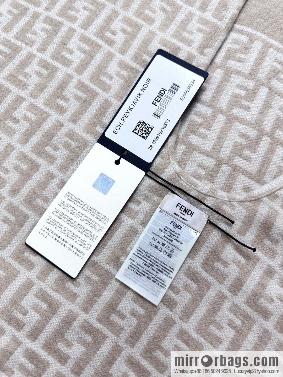 FENDI Fendi FF alphabet cape