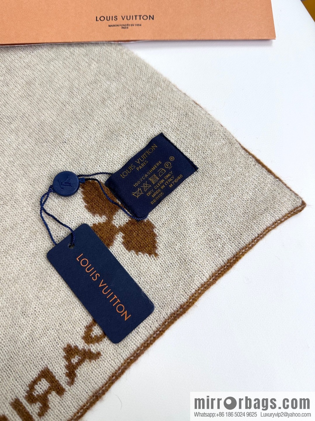LV 2024 latest couple imported knitted cashmere scarf