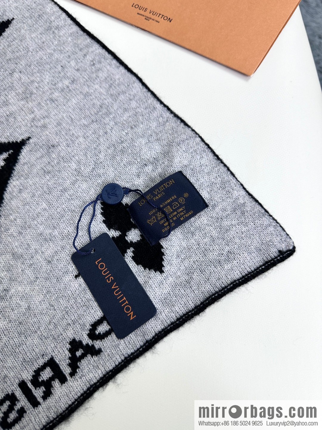 LV 2024 latest couple imported knitted cashmere scarf
