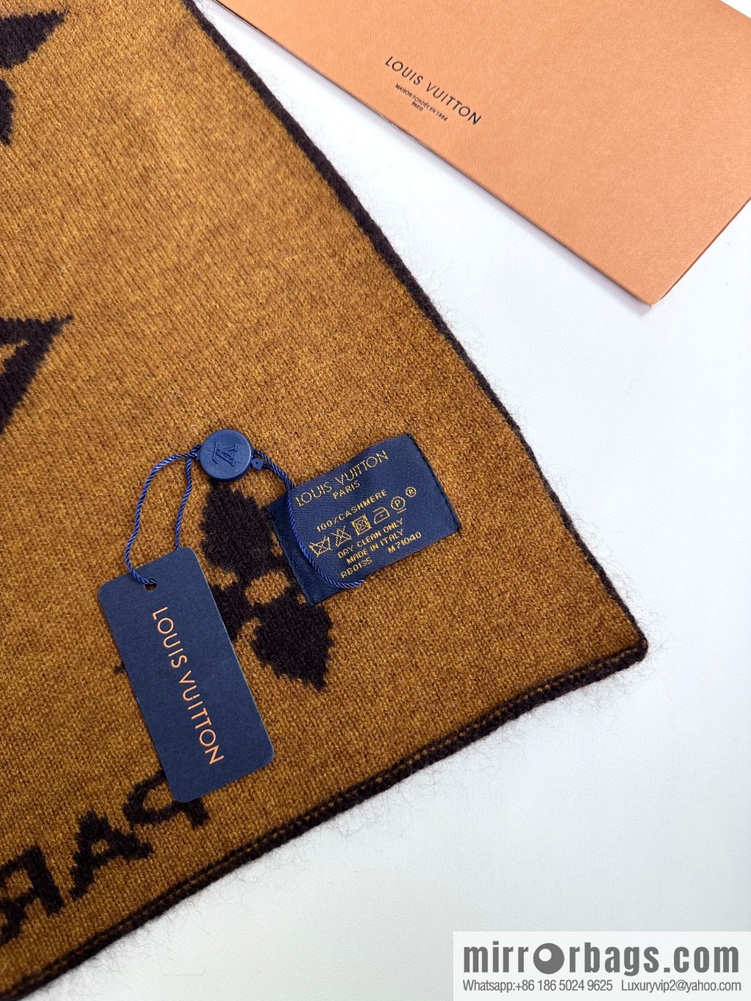 LV 2024 latest couple imported knitted cashmere scarf