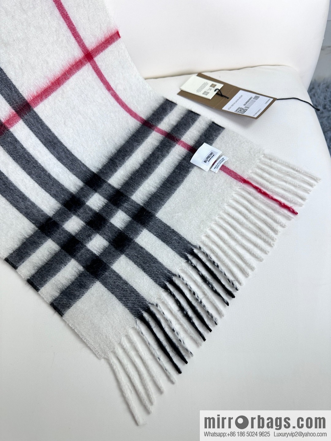 Burberry Burberry 2023 ace word-of-mouth burberry deep water ripple classic cashmere plaid scarf