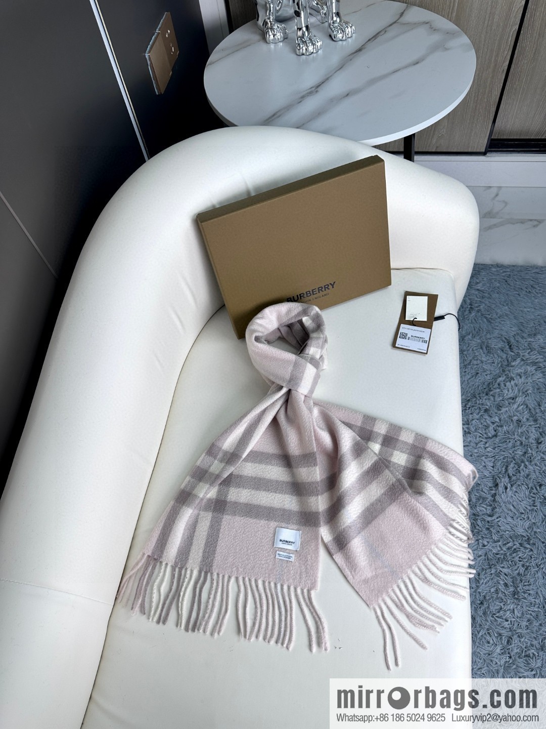 Burberry Burberry 2023 ace word-of-mouth burberry deep water ripple classic cashmere plaid scarf