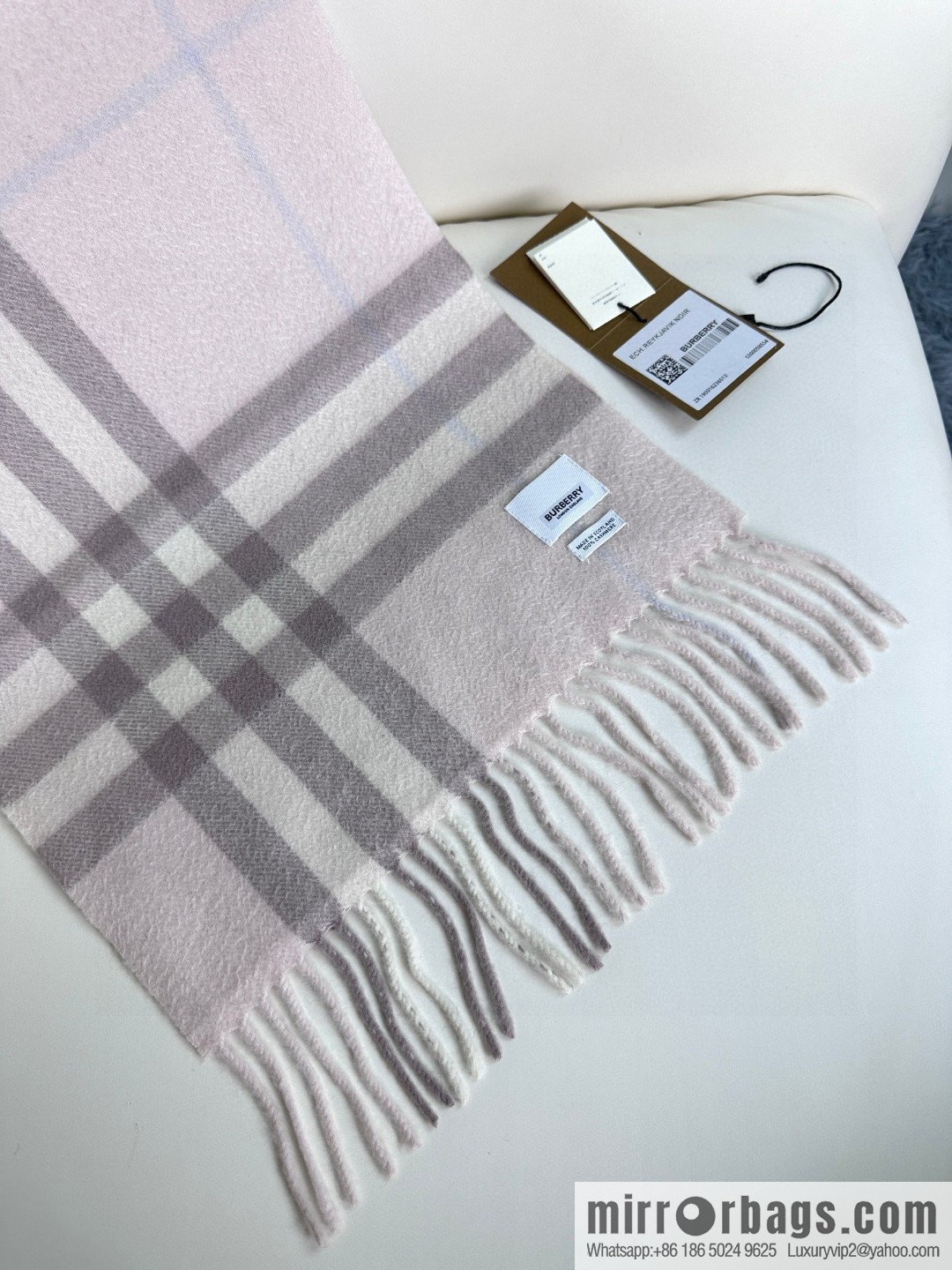 Burberry Burberry 2023 ace word-of-mouth burberry deep water ripple classic cashmere plaid scarf